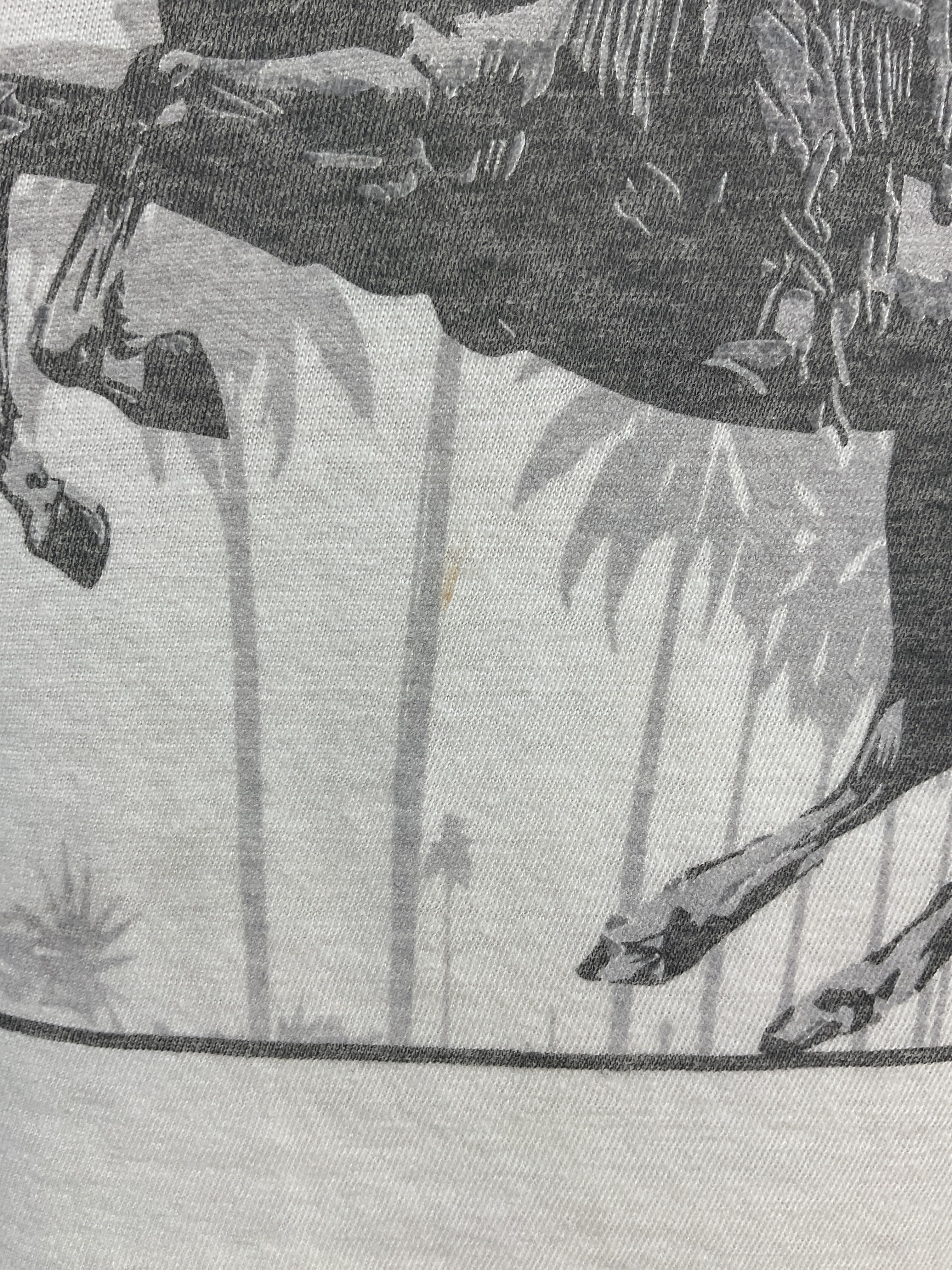 Rodeo Drive 70s Loose Tee In Vintage White - Image 3