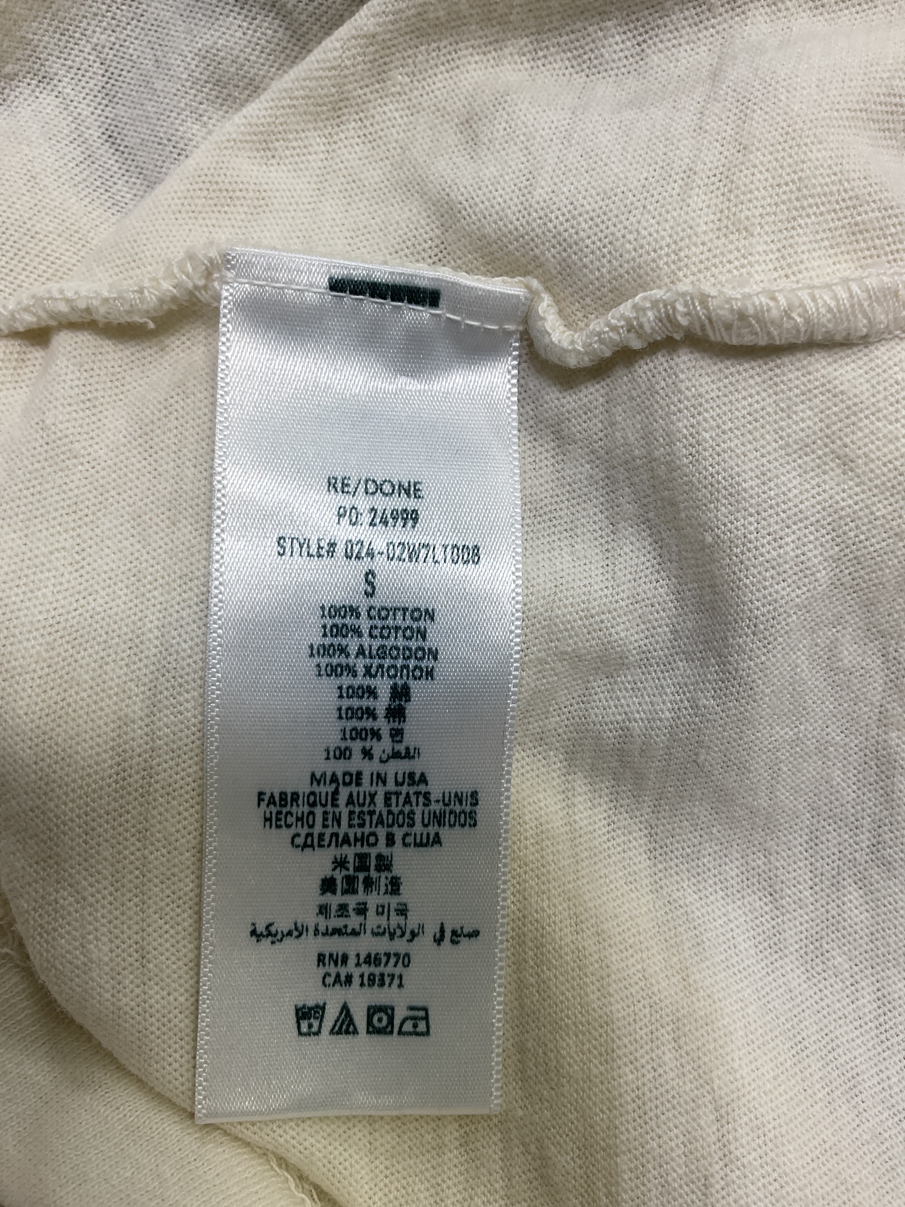Rodeo Drive 70s Loose Tee In Vintage White - Image 4