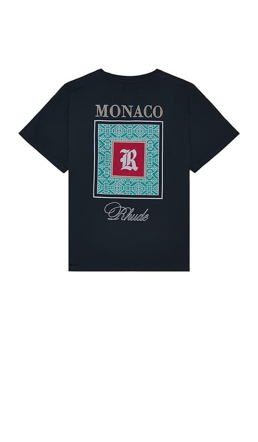 Monaco Tee In Vintage Black - Image 1