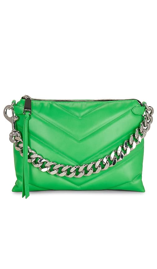 Edie Maxi Crossbody In Neon Green - Image 1