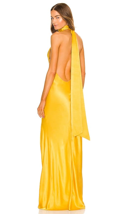 Penelope Gown In Gold - Image 1
