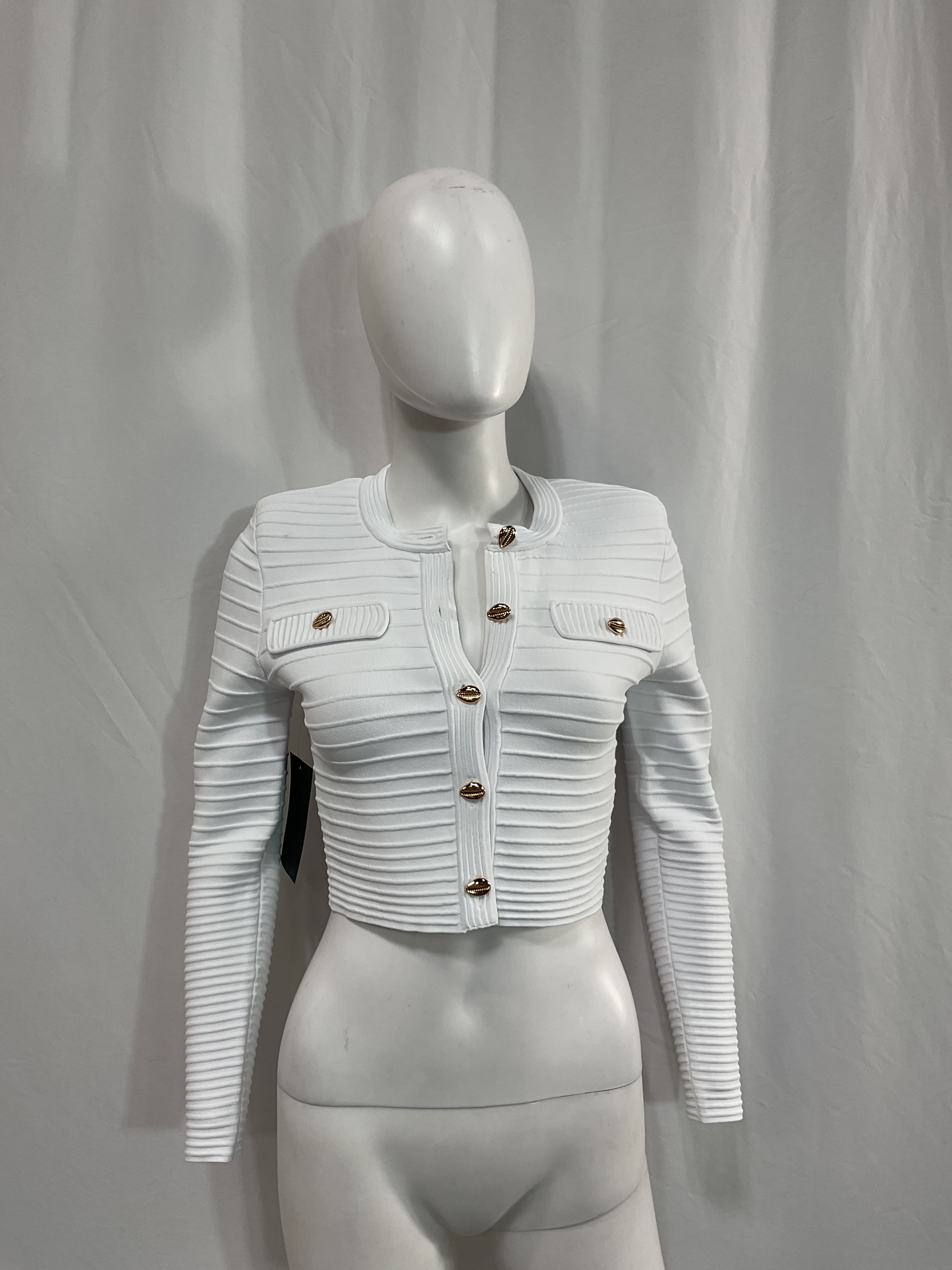 Yolanda Cardigan In White - Image 2