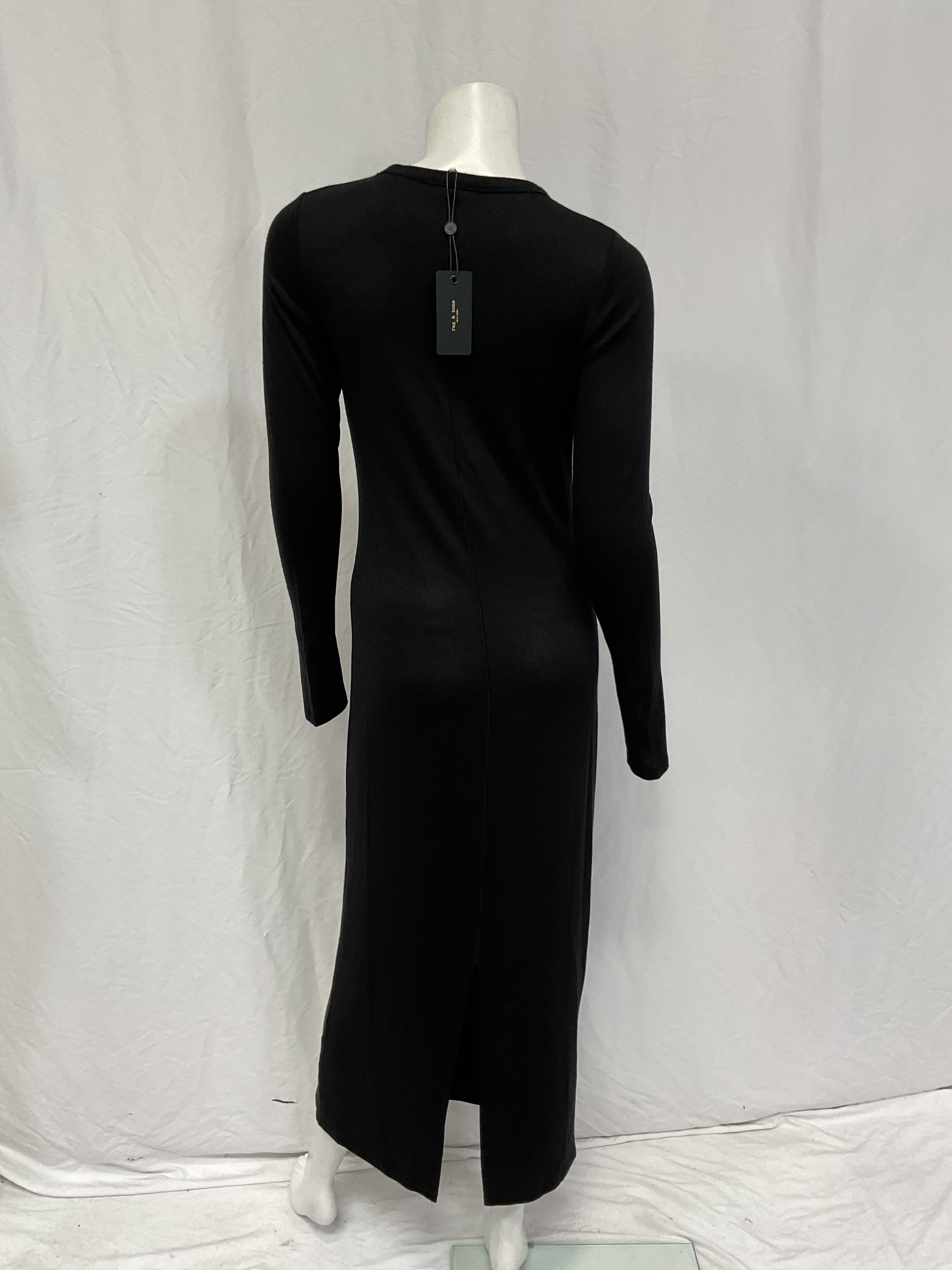 The Knit Crew Maxi Dress In Black - Image 3