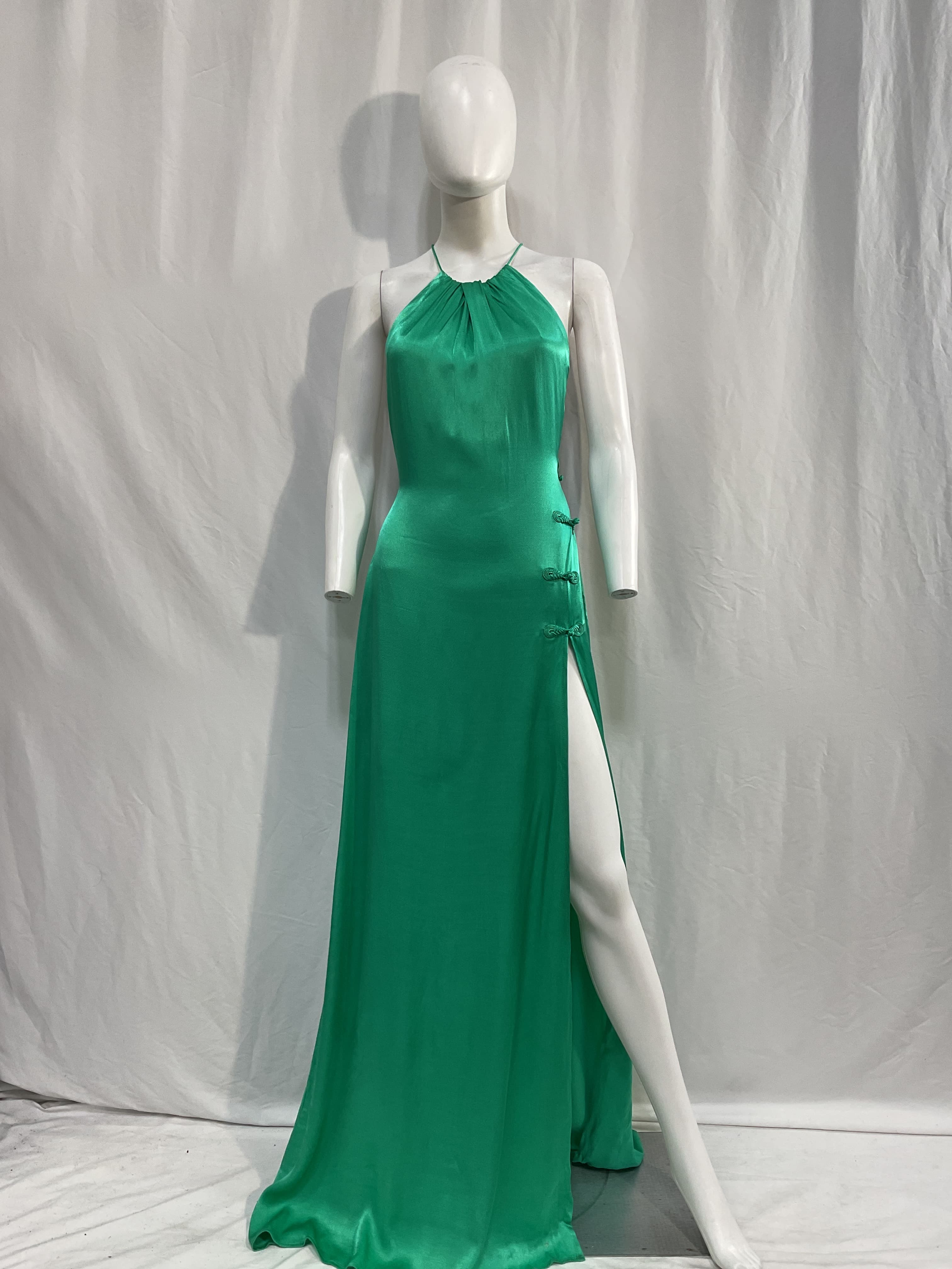 Porter Dress In Jade Green - Image 2