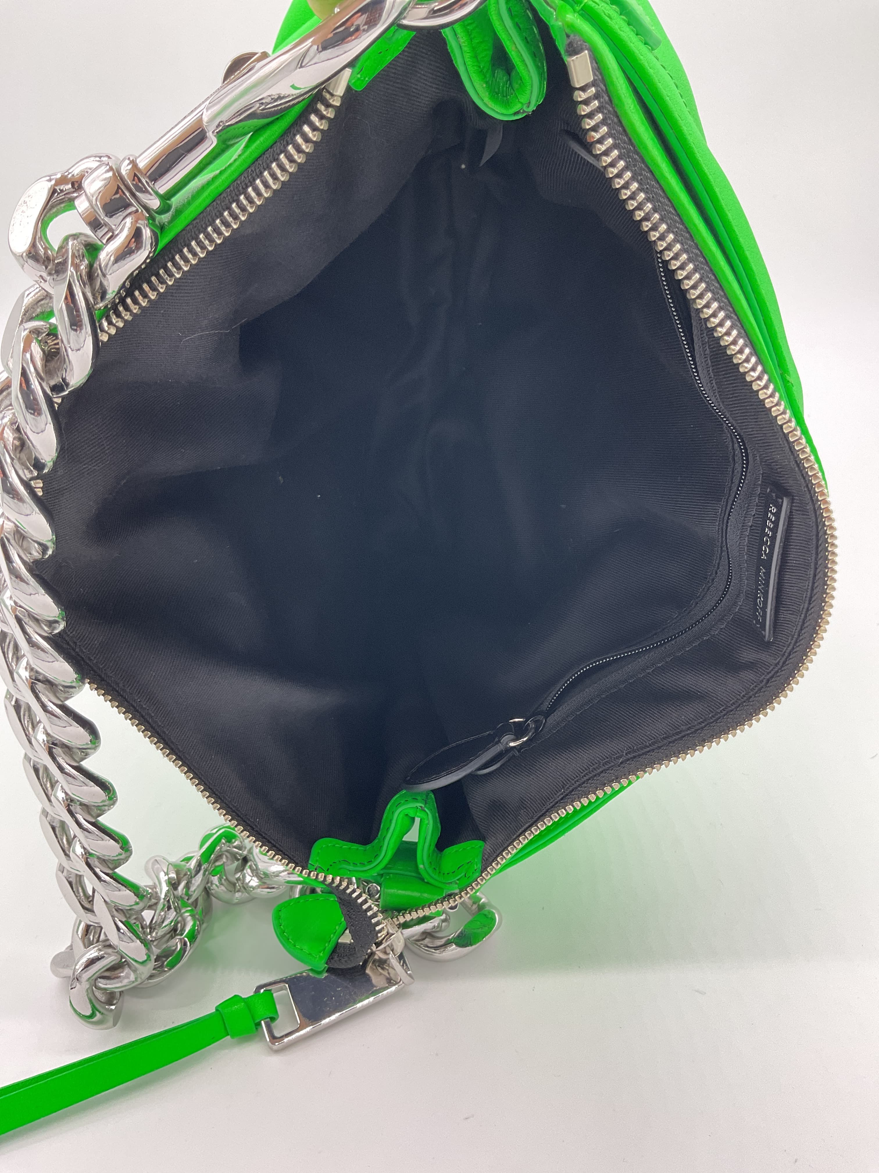 Edie Maxi Crossbody In Neon Green - Image 4