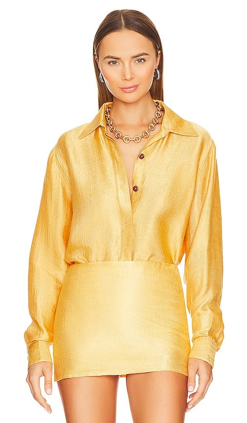 Maia Blouse In Sunshine - Image 1