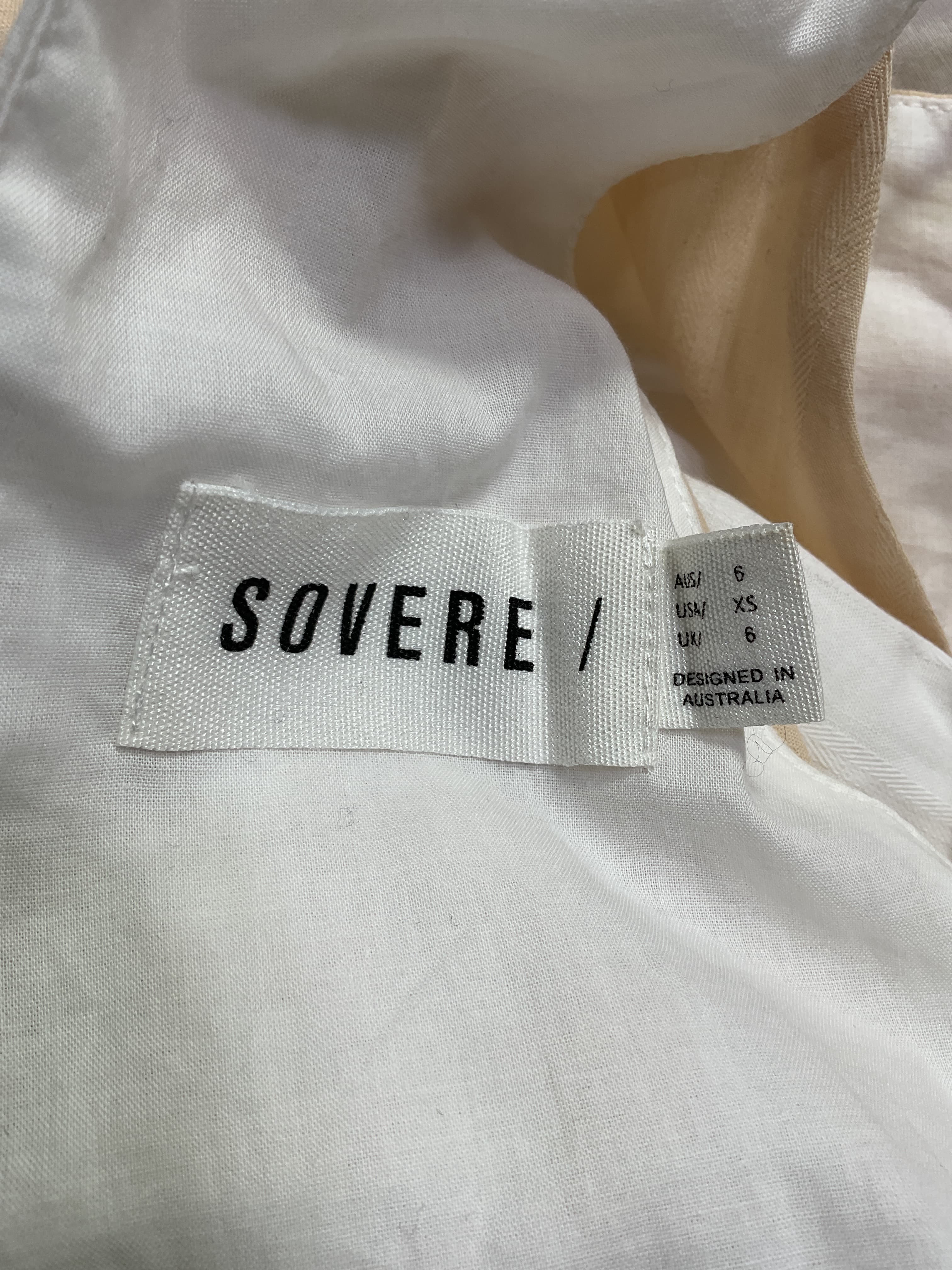 Destine Midi Dress In Milk Tea - Image 3