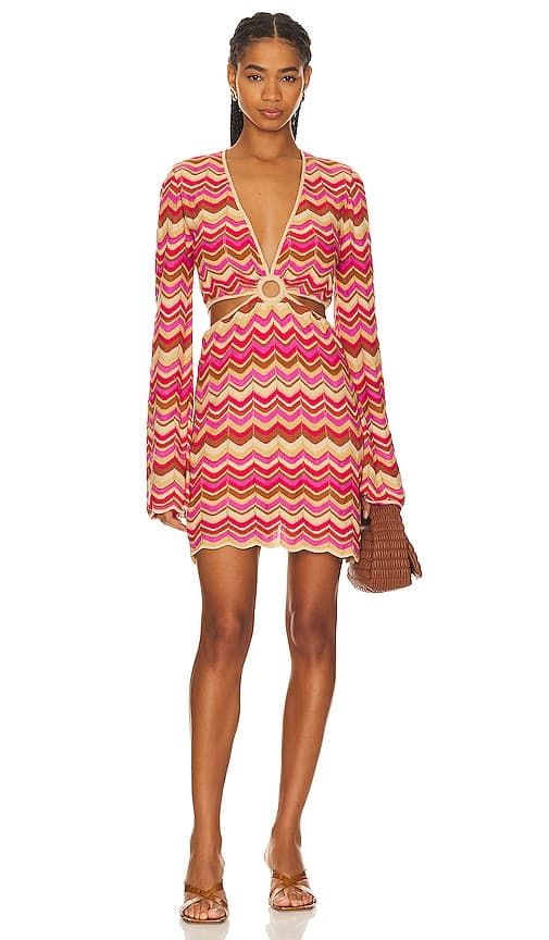 Carlo Dress In Horizon Stripe Knit - Image 1