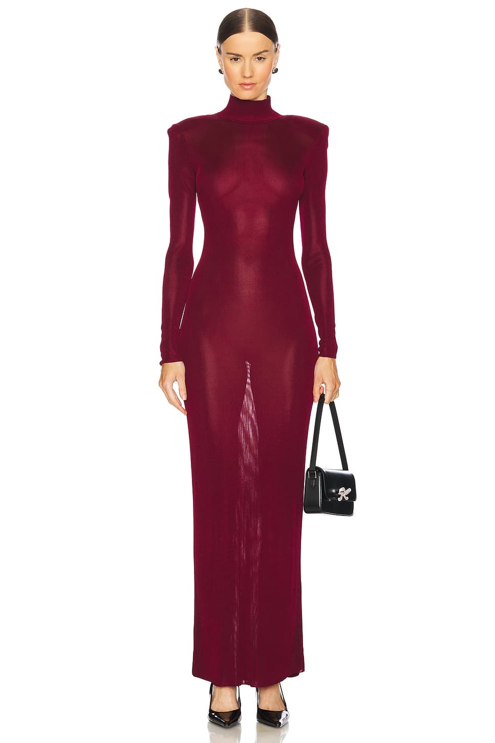 Viscose Knit Maxi Dress - Image 1