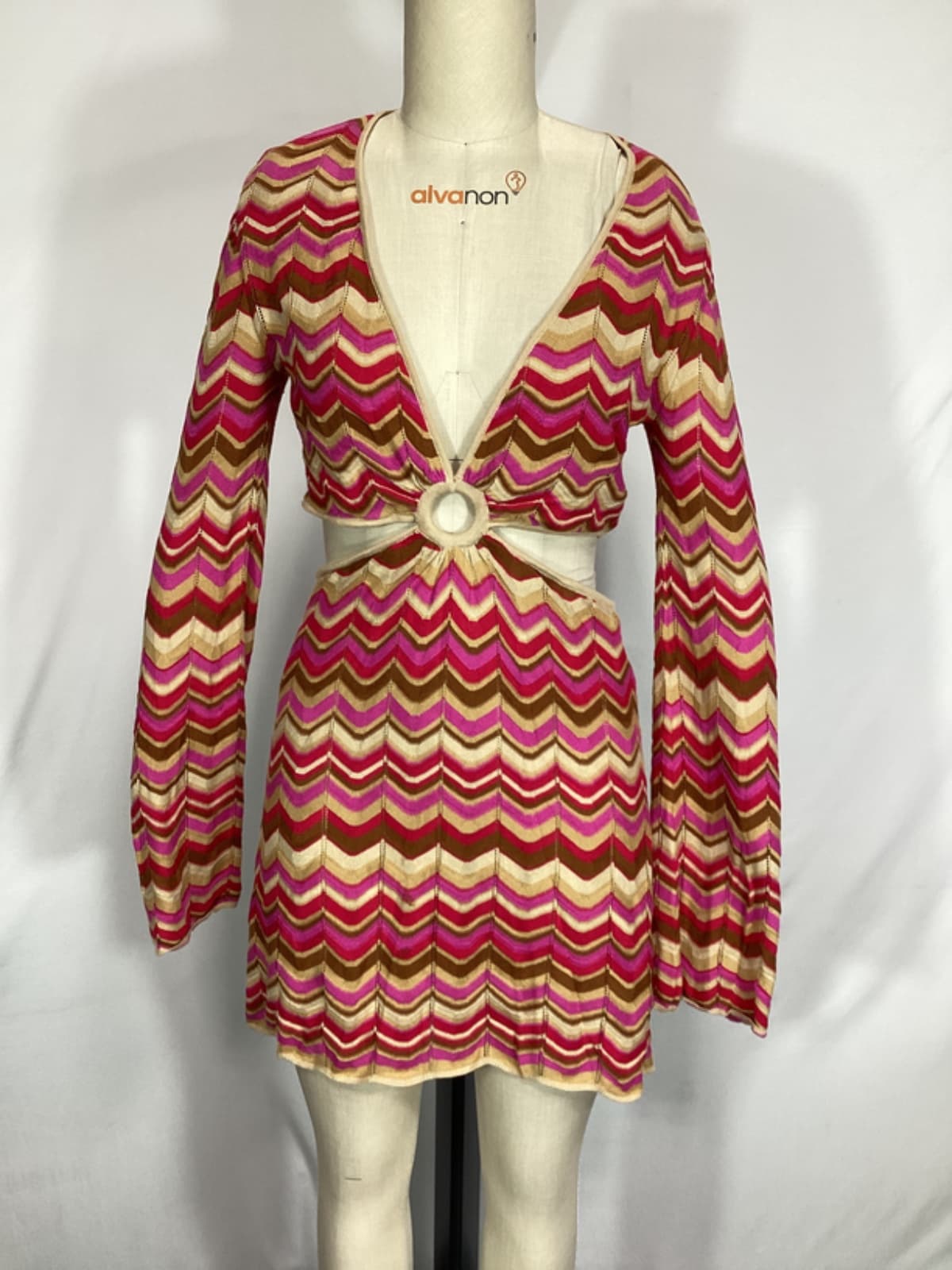 Carlo Dress In Horizon Stripe Knit - Image 2