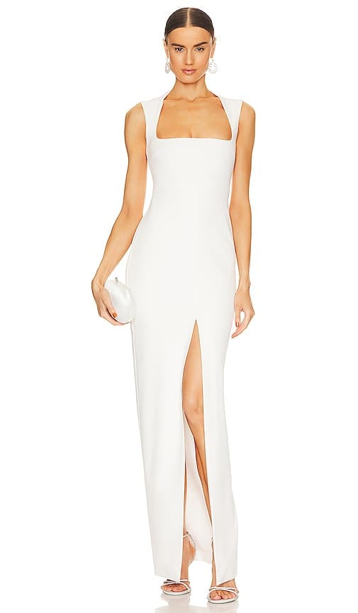 Sofia Maxi Dress In Cream - Image 1
