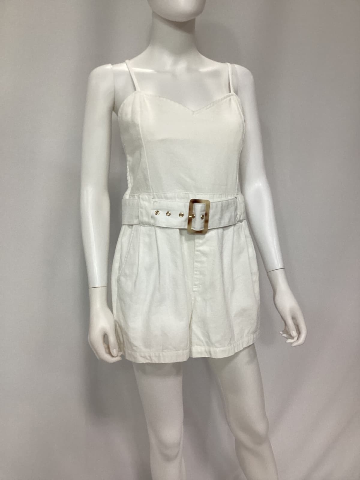 Sloane Romper In Seasalt - Image 4