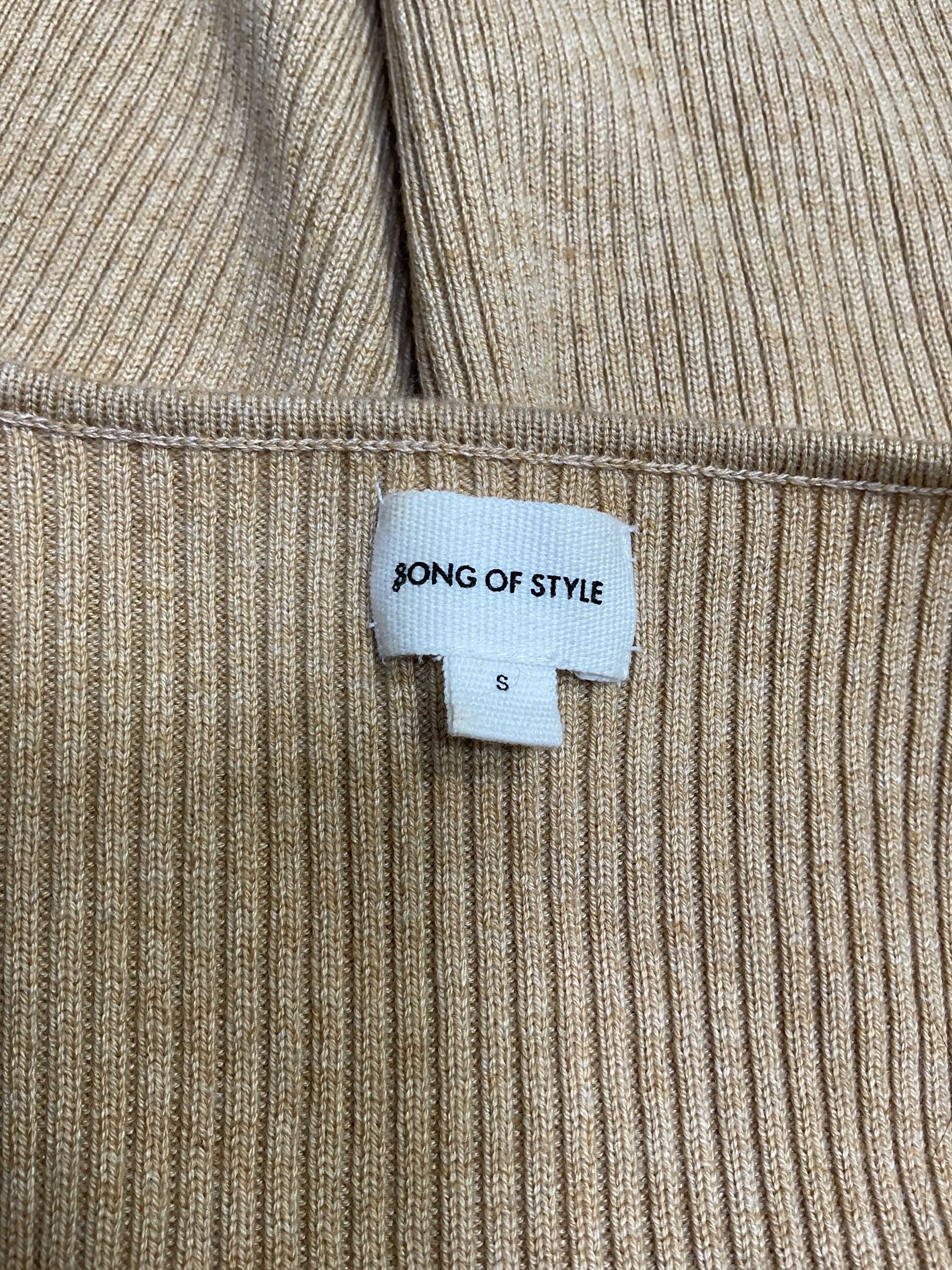 Gael Cardigan In Oatmeal - Image 3
