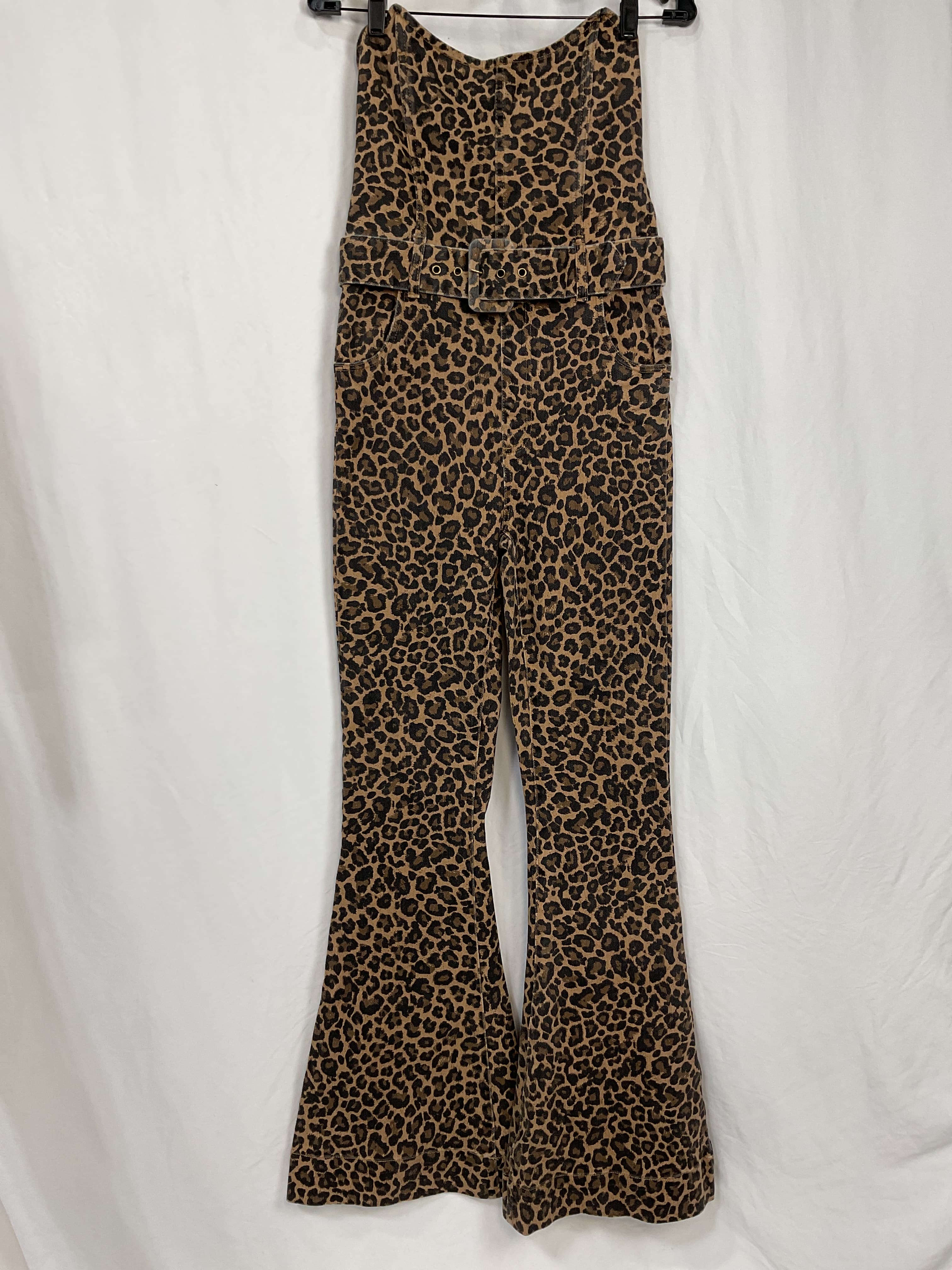 Santa Fe Jumpsuit In Leopard Latte - Image 2