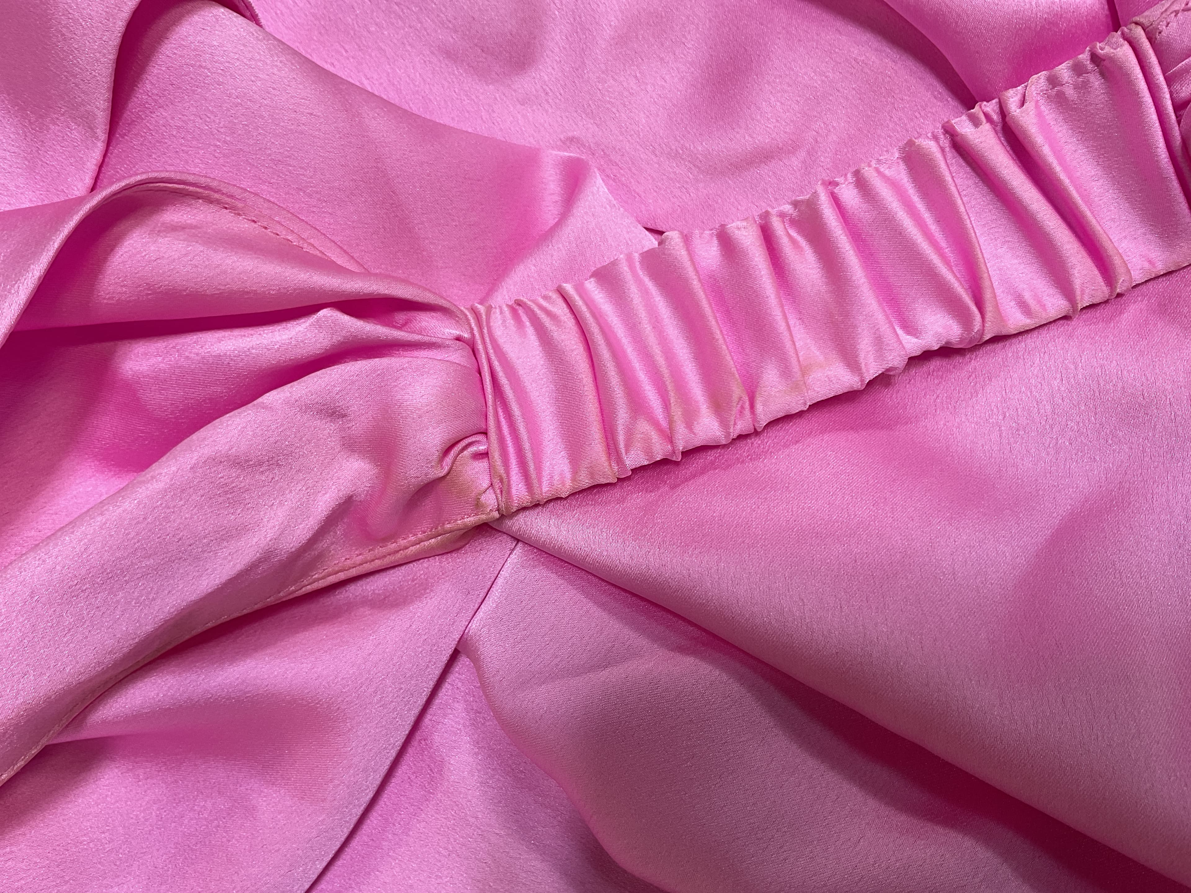 Jasmine Halter Mini Dress In Pink Luxe - Image 2