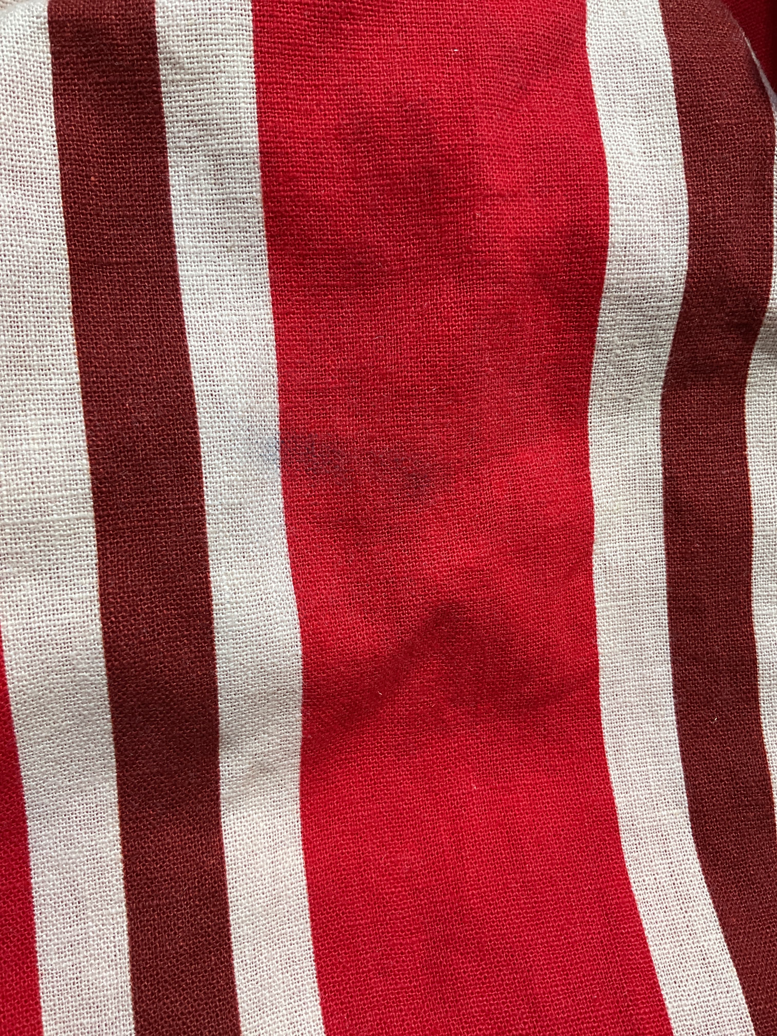 Carob Mini Dress In Moroccan Spice Stripe - Image 2
