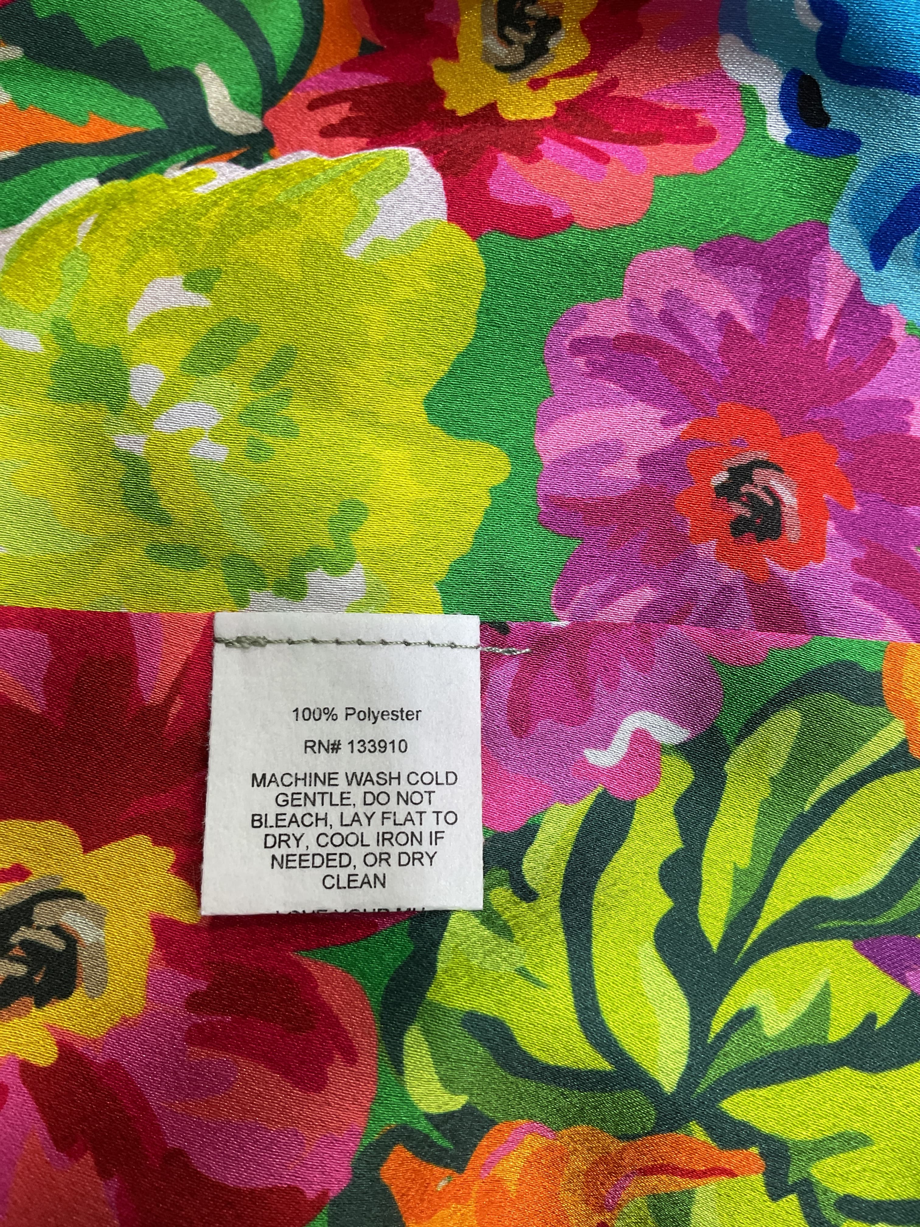 Mina Midi Dress In Bright Floral - Image 2