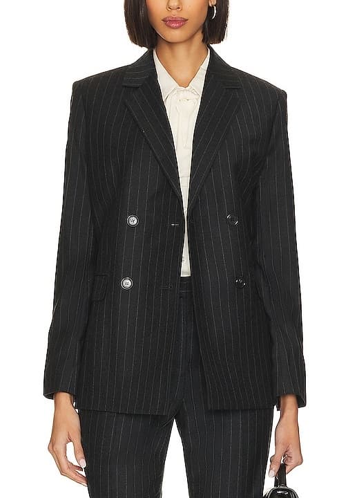 Slim Jacket Suiting In Charcoal Multi - Image 1