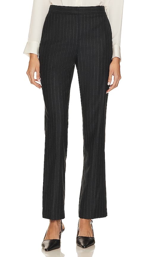 Slim Pant Suiting In Charcoal Multi - Image 1