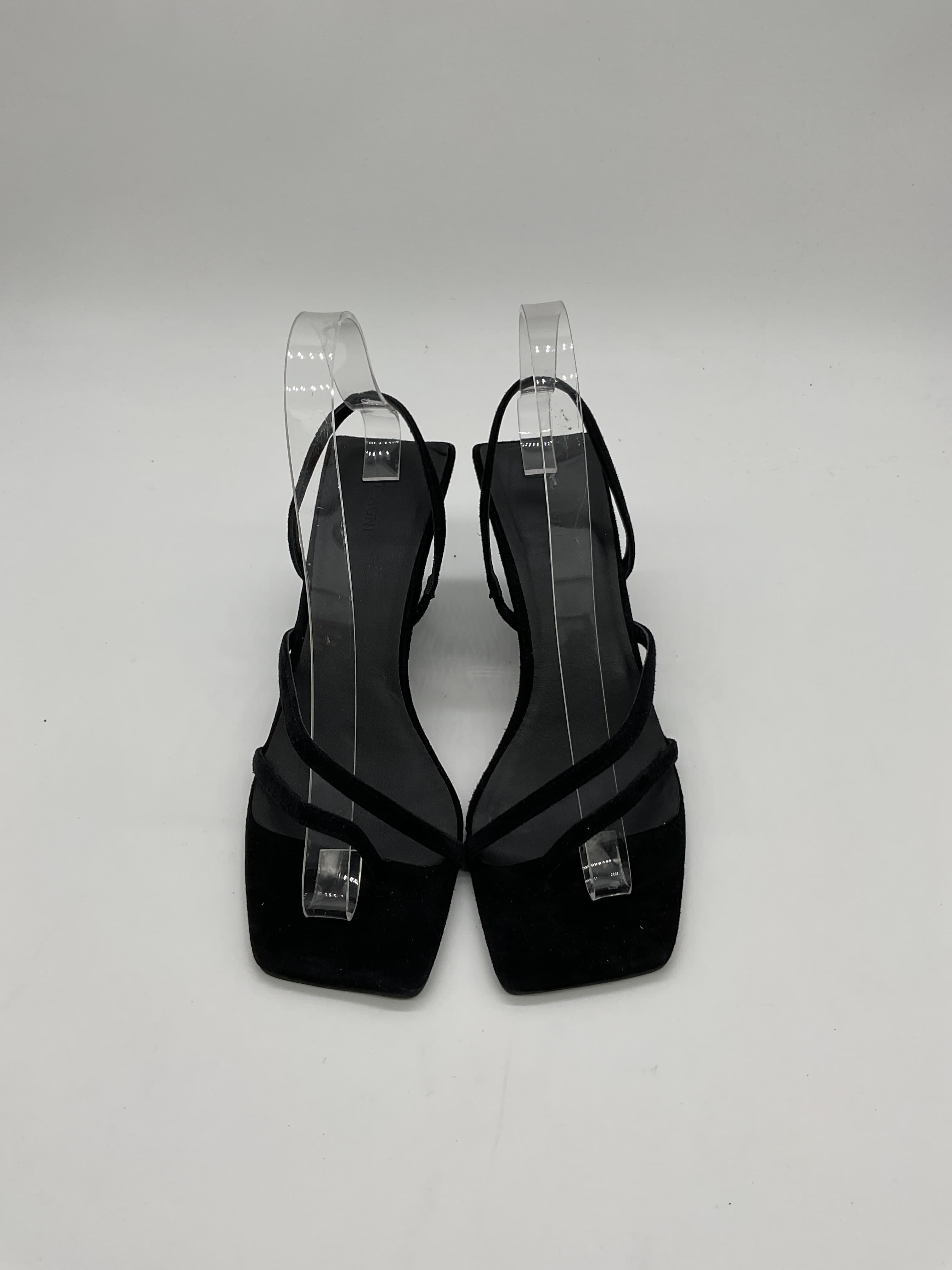 Spiral Wedge In Black - Image 3