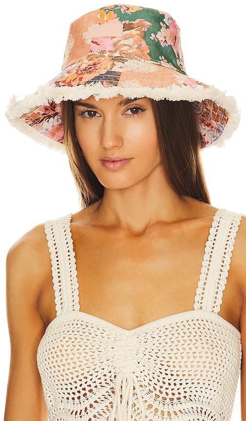 Bucket Hat In Patch Paisley - Image 1