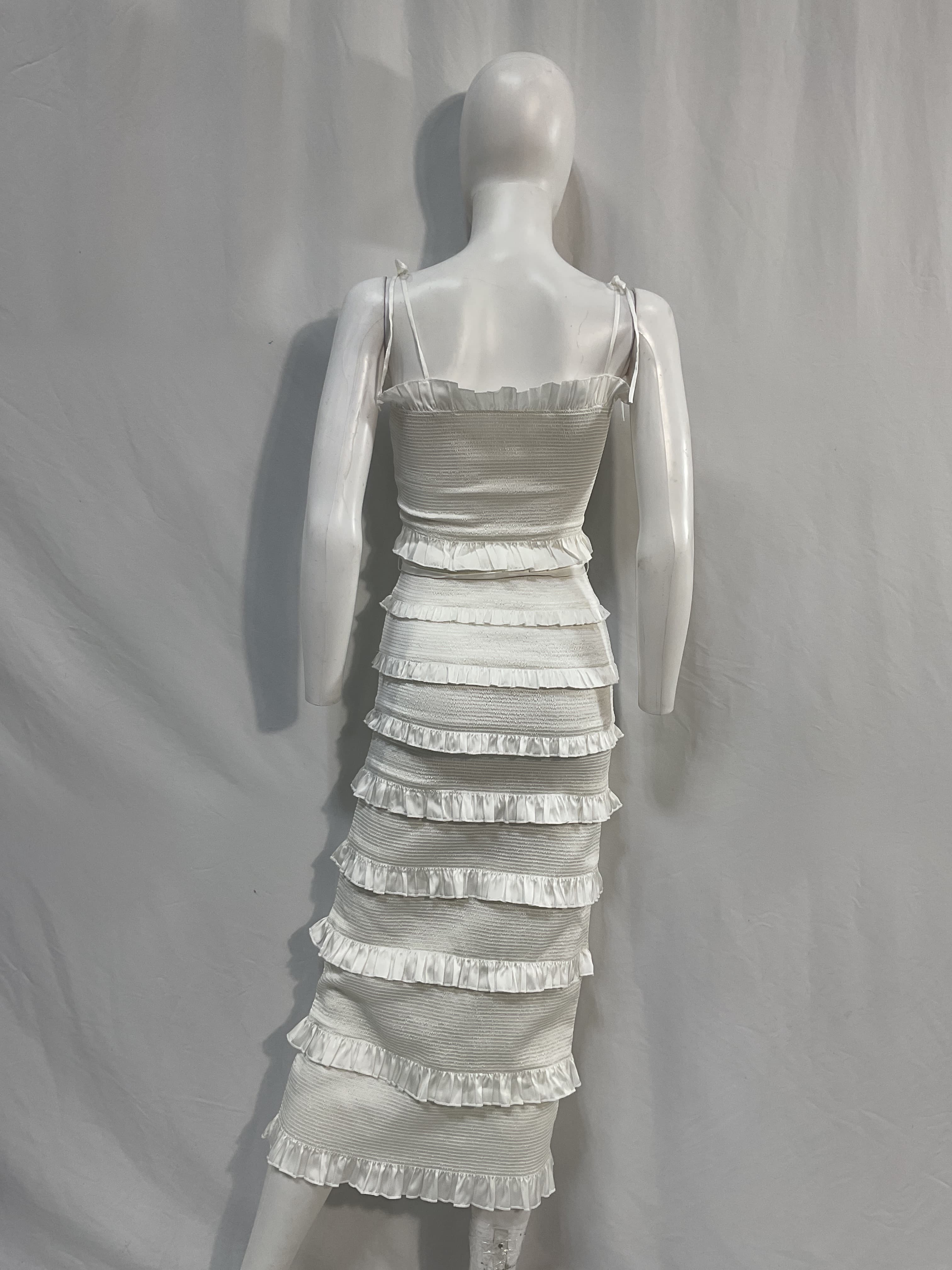 Lily Dress In White - Image 3