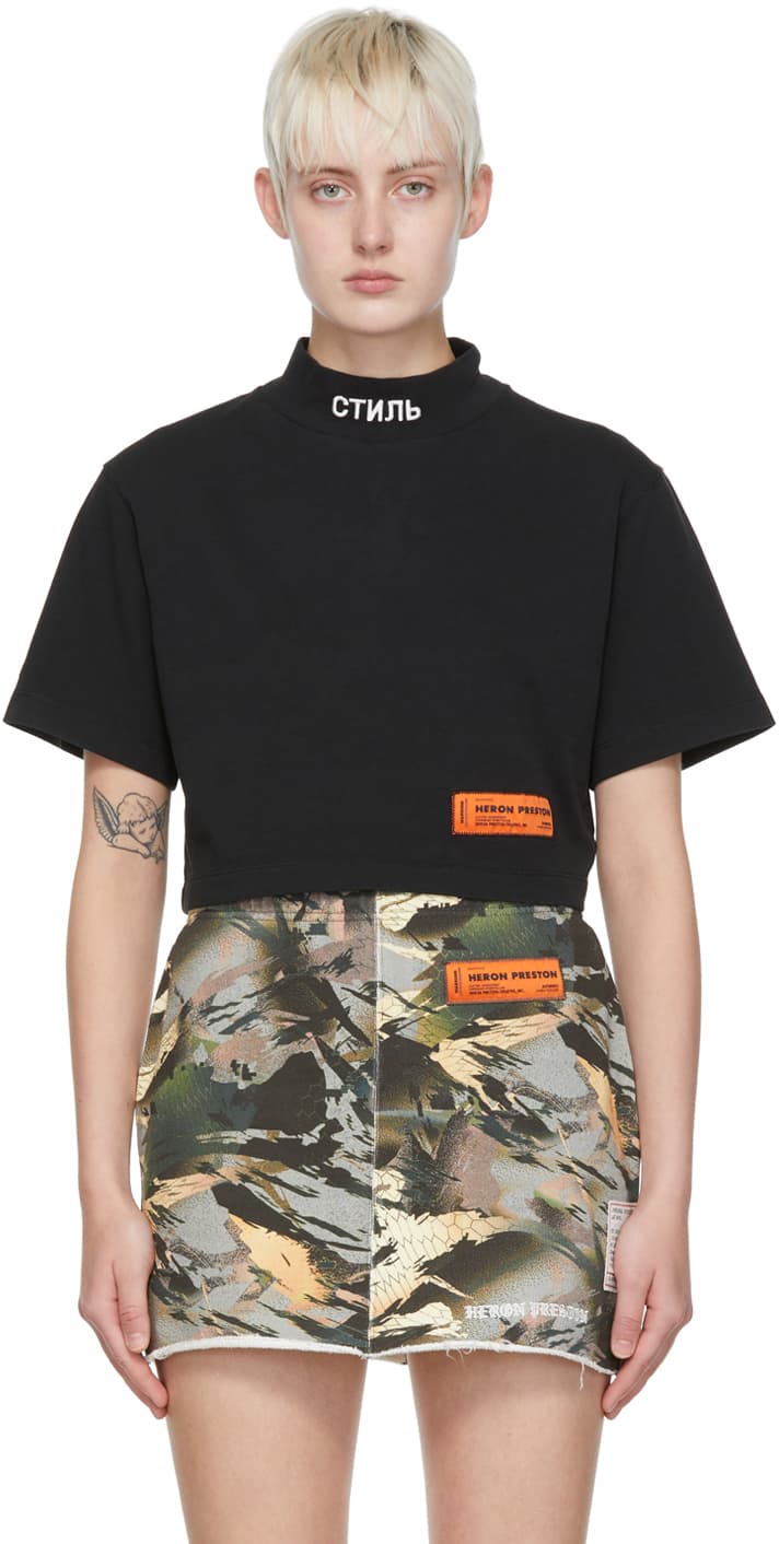 Black Organic Cotton T-Shirt - Image 1