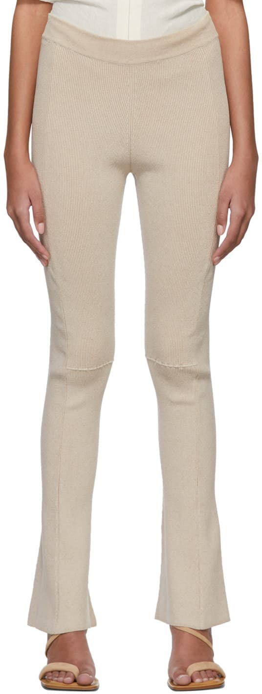 Beige 'le Pantalon Baunhila' Trousers - Image 1