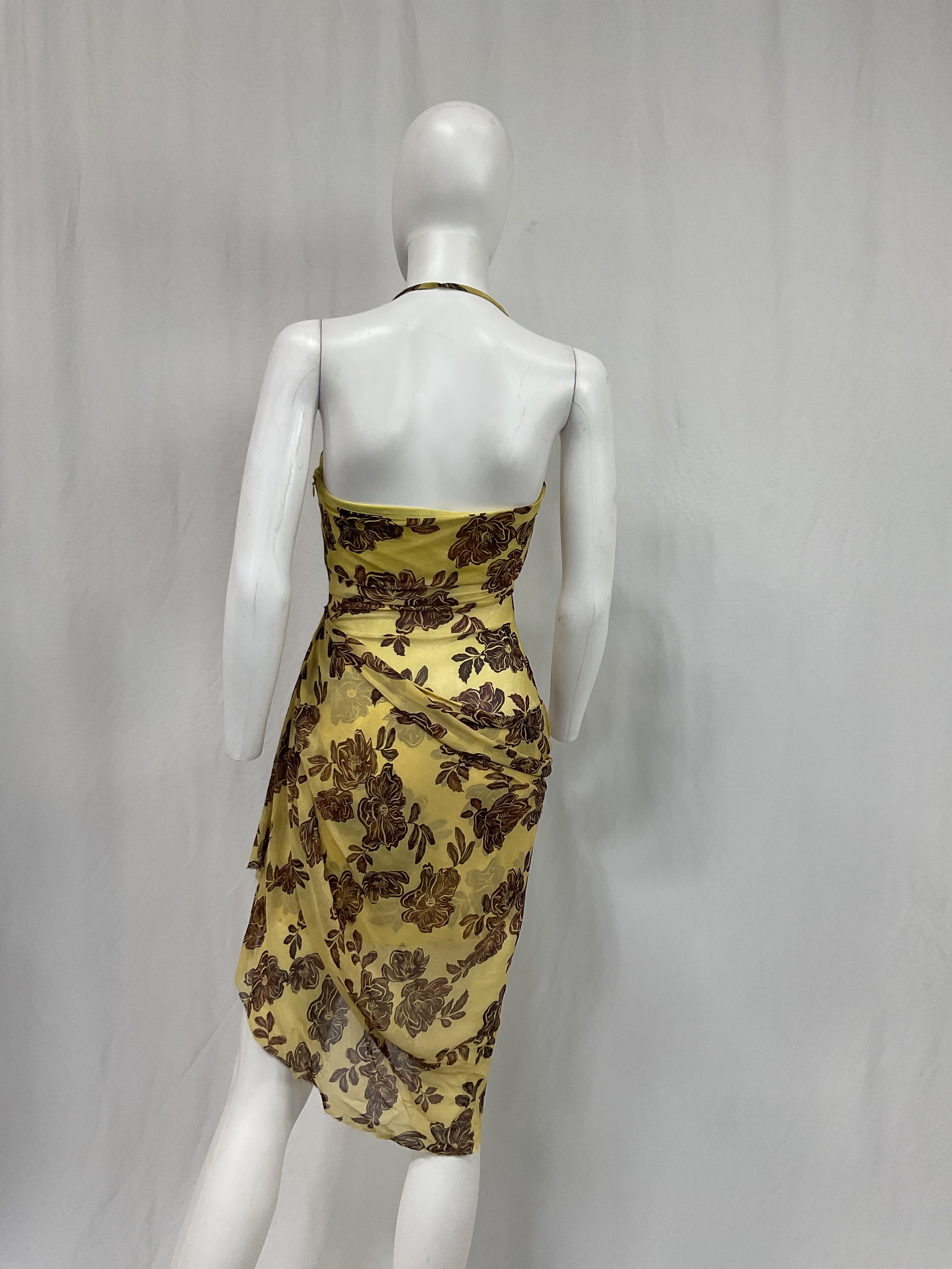 Malibu Bay Draped Mini In Citrus Plum Floral - Image 2