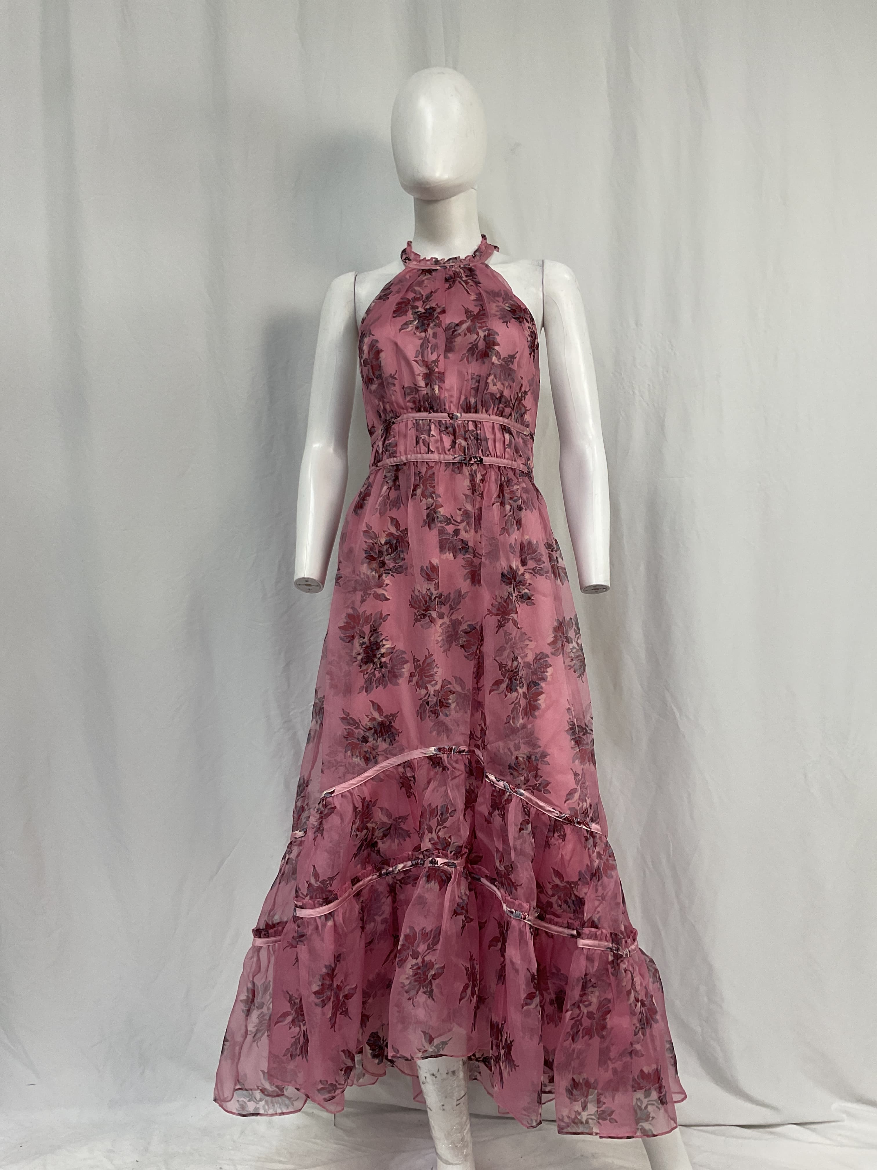 Alana Dress In Pink Sand Multi - Image 3