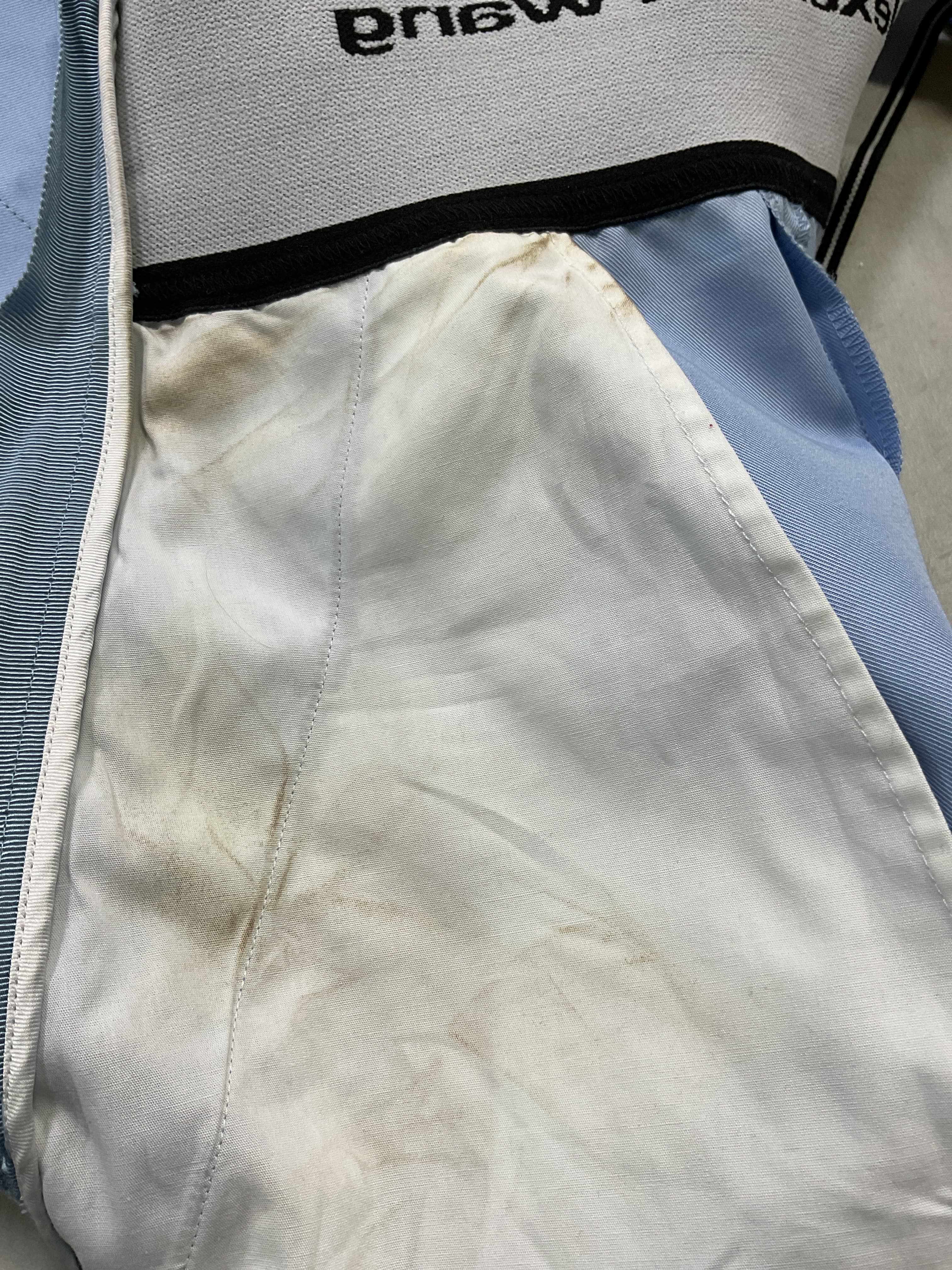 Blue Logo Elastic Safari Shorts - Image 2