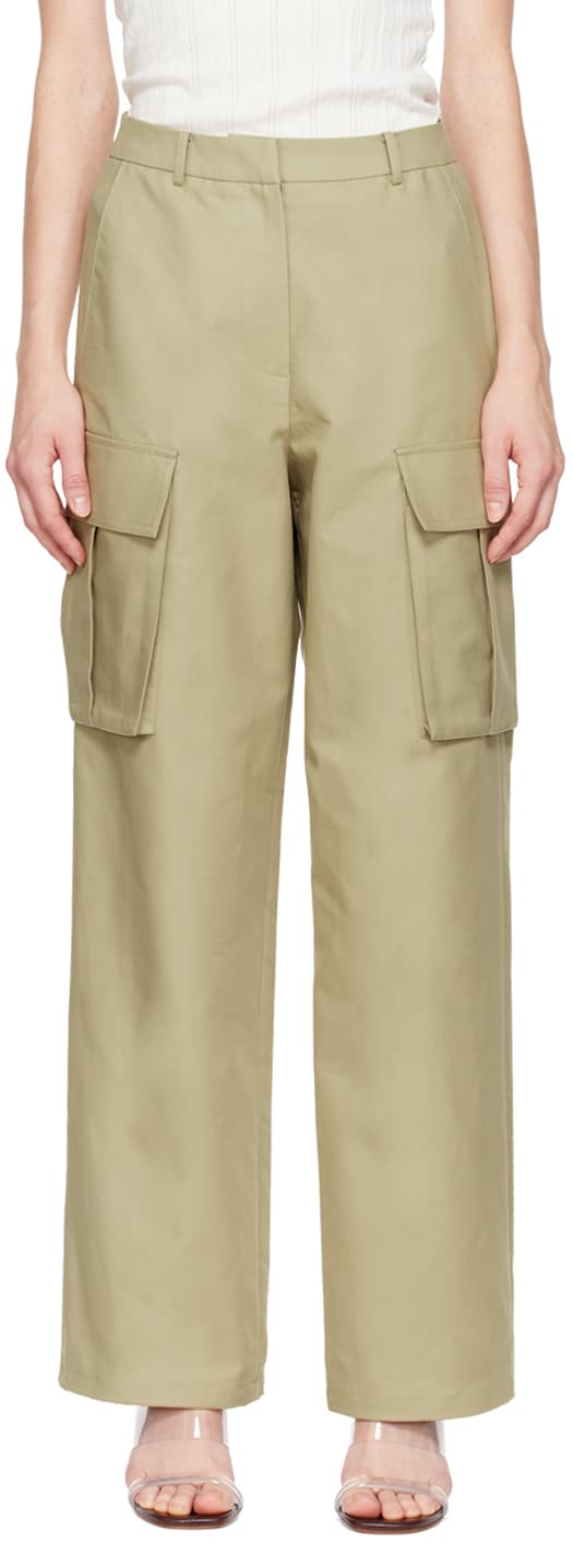 Khaki Gia Trousers - Image 1