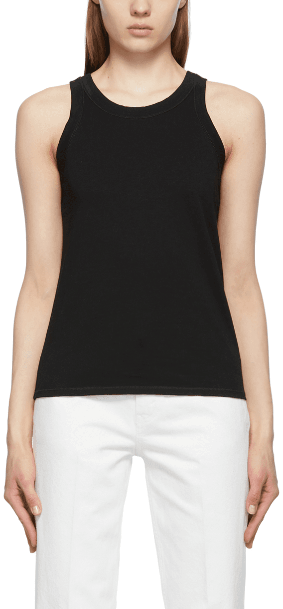Black Frankie Tank Top - Image 1