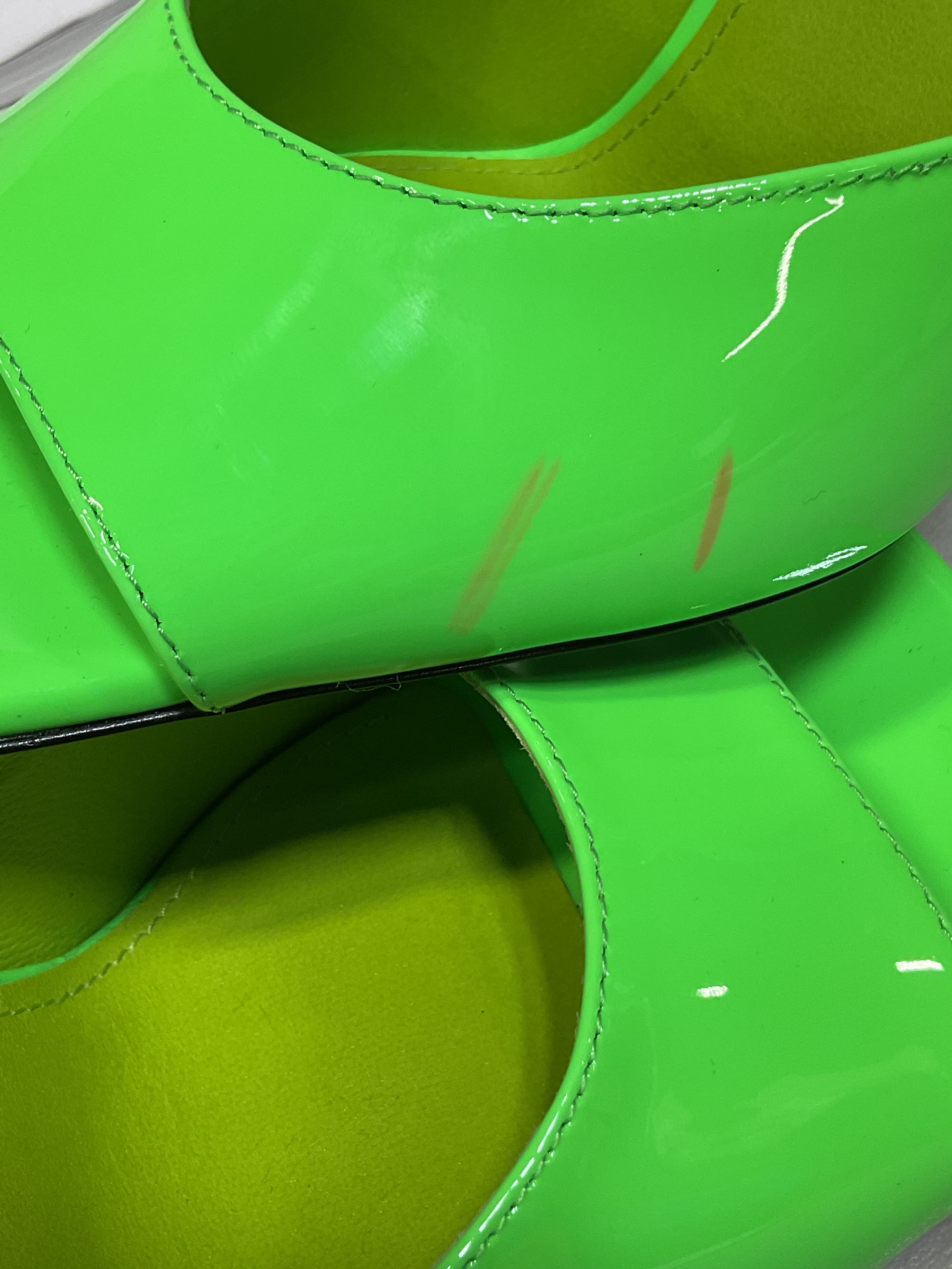 Green Devon Heeled Sandals - Image 4