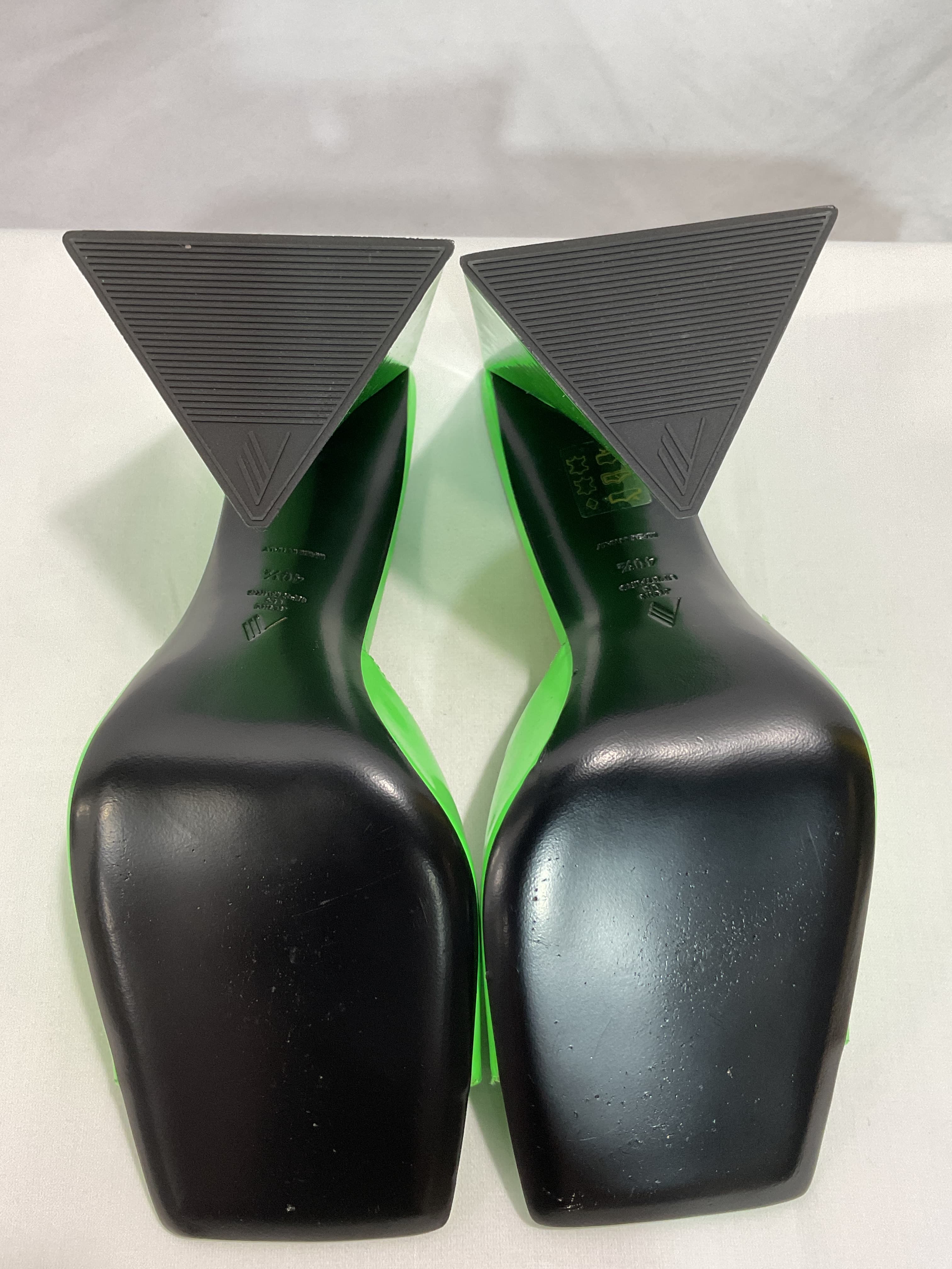 Green Devon Heeled Sandals - Image 3