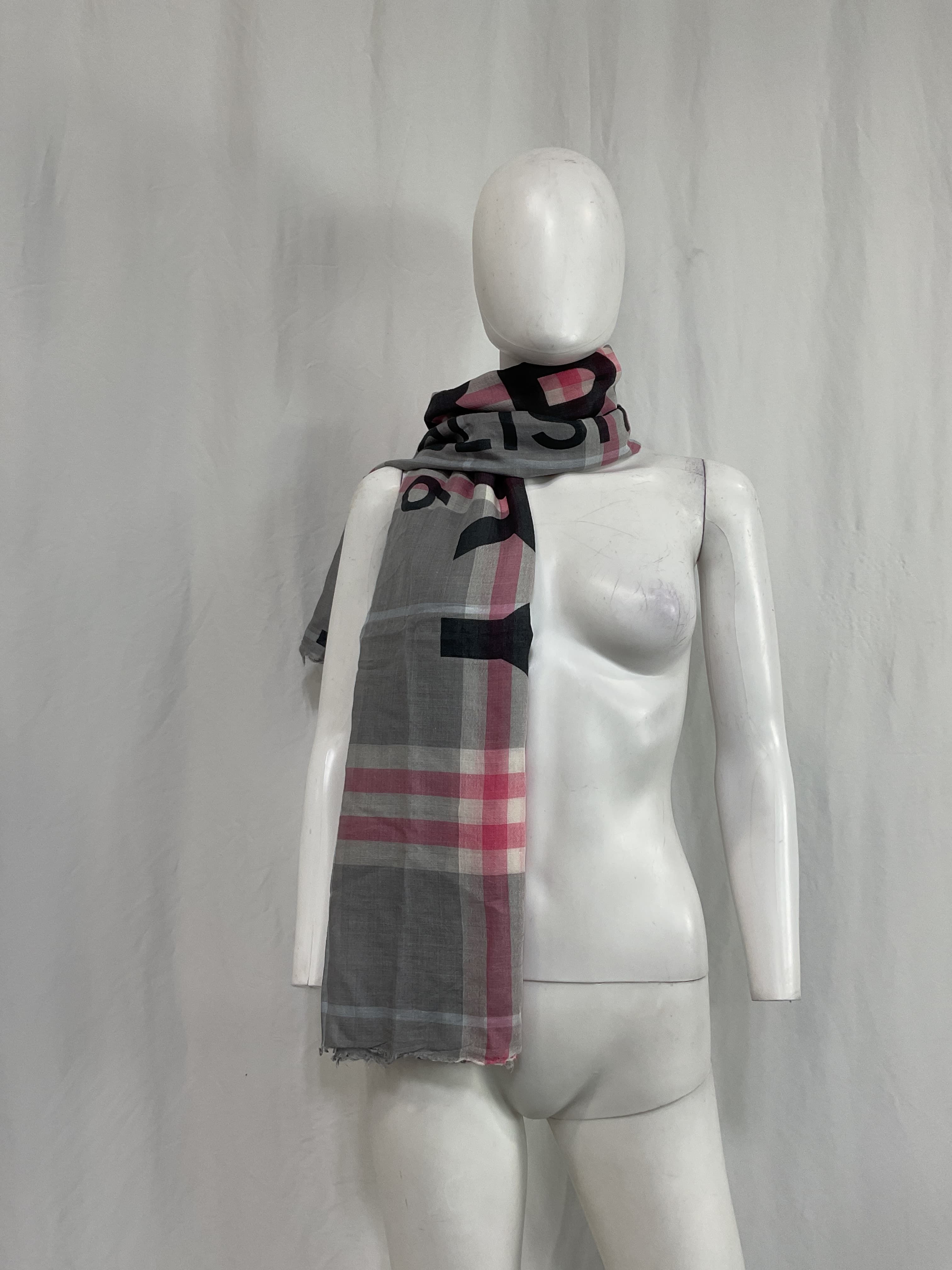 Horseferry Print Check Wool-Silk Square Scarf - Image 3