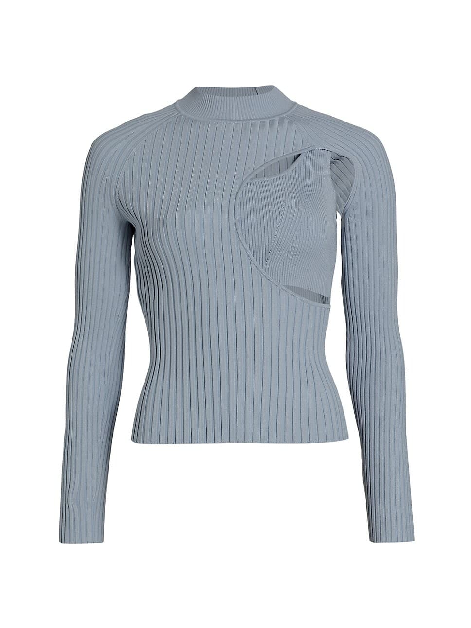 Vivianne Mixed Media Layered Mock Neck & Tank Top - Image 1