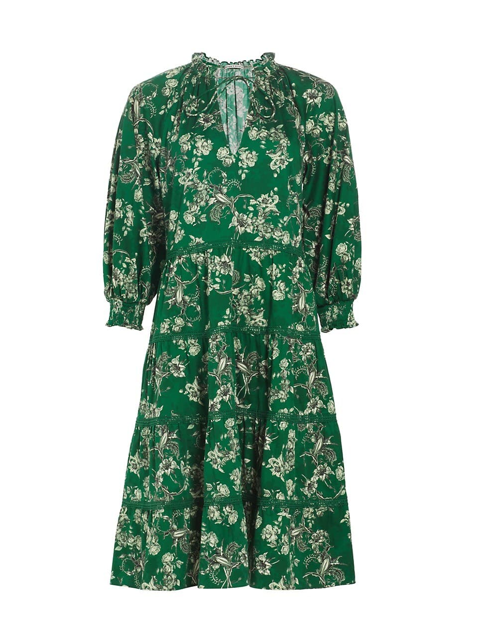 Layla Floral Tiered Ruffle Dress - Image 1