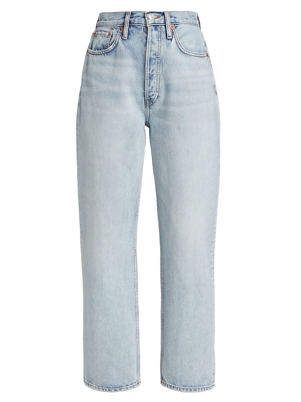 straight-fit cropped jeans - Image 1