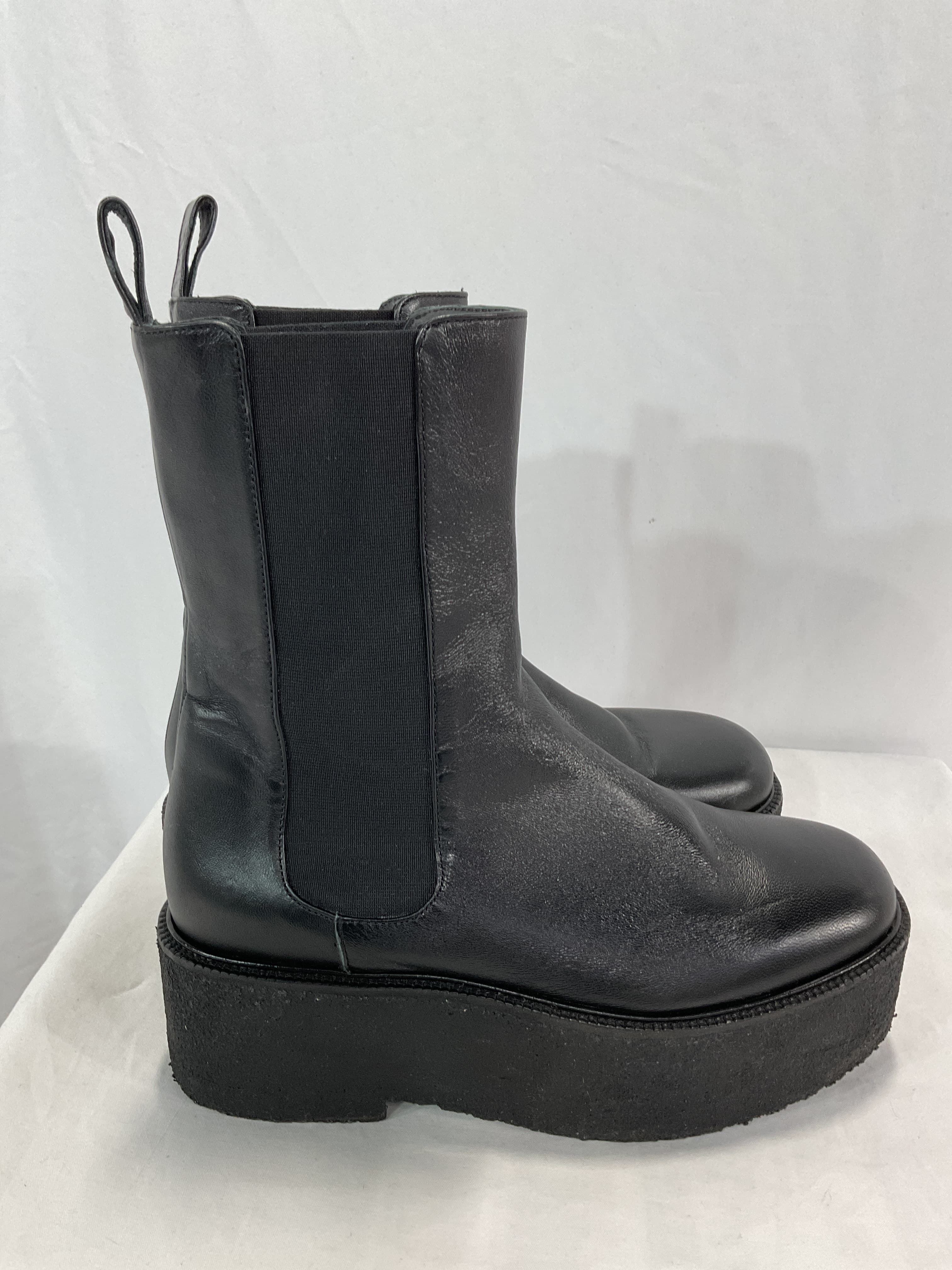 Palamino Platform Leather Boots - Image 4