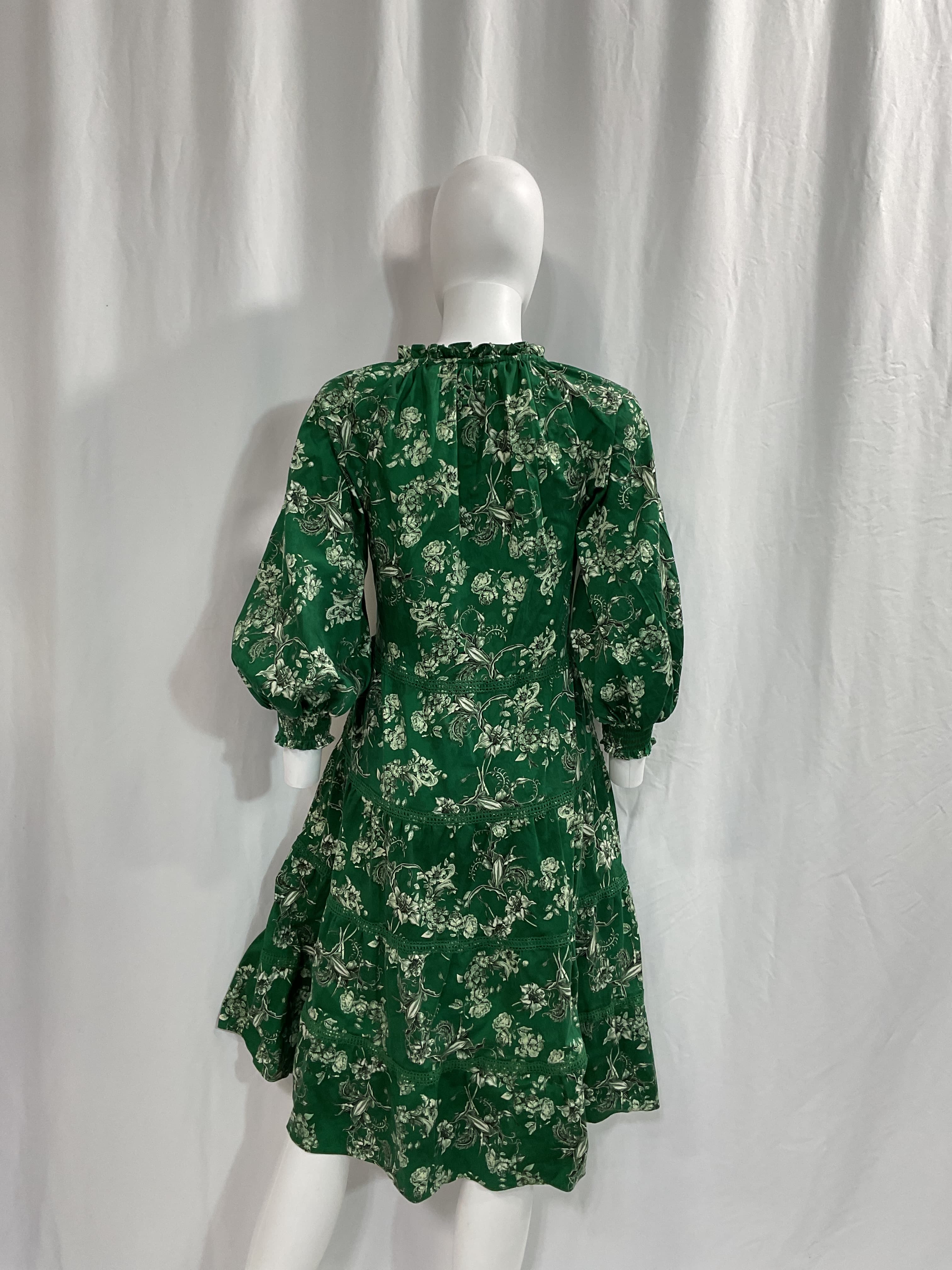 Layla Floral Tiered Ruffle Dress - Image 3
