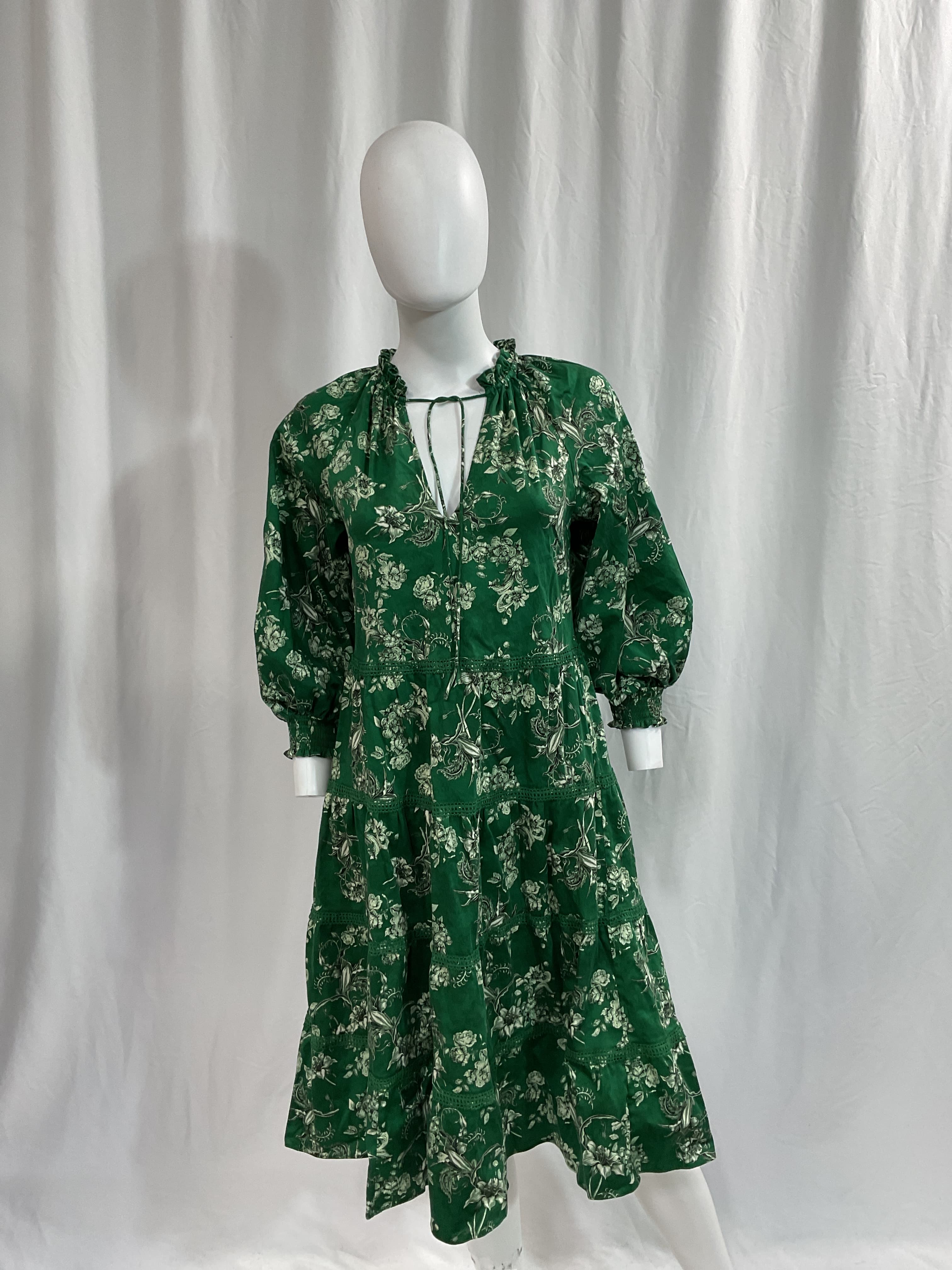 Layla Floral Tiered Ruffle Dress - Image 2