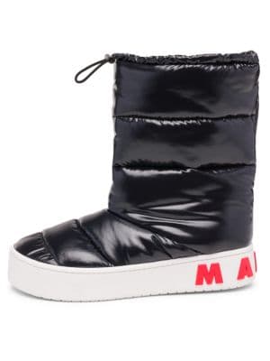 Paw Quilted Nylon Puffer Boots - Image 1