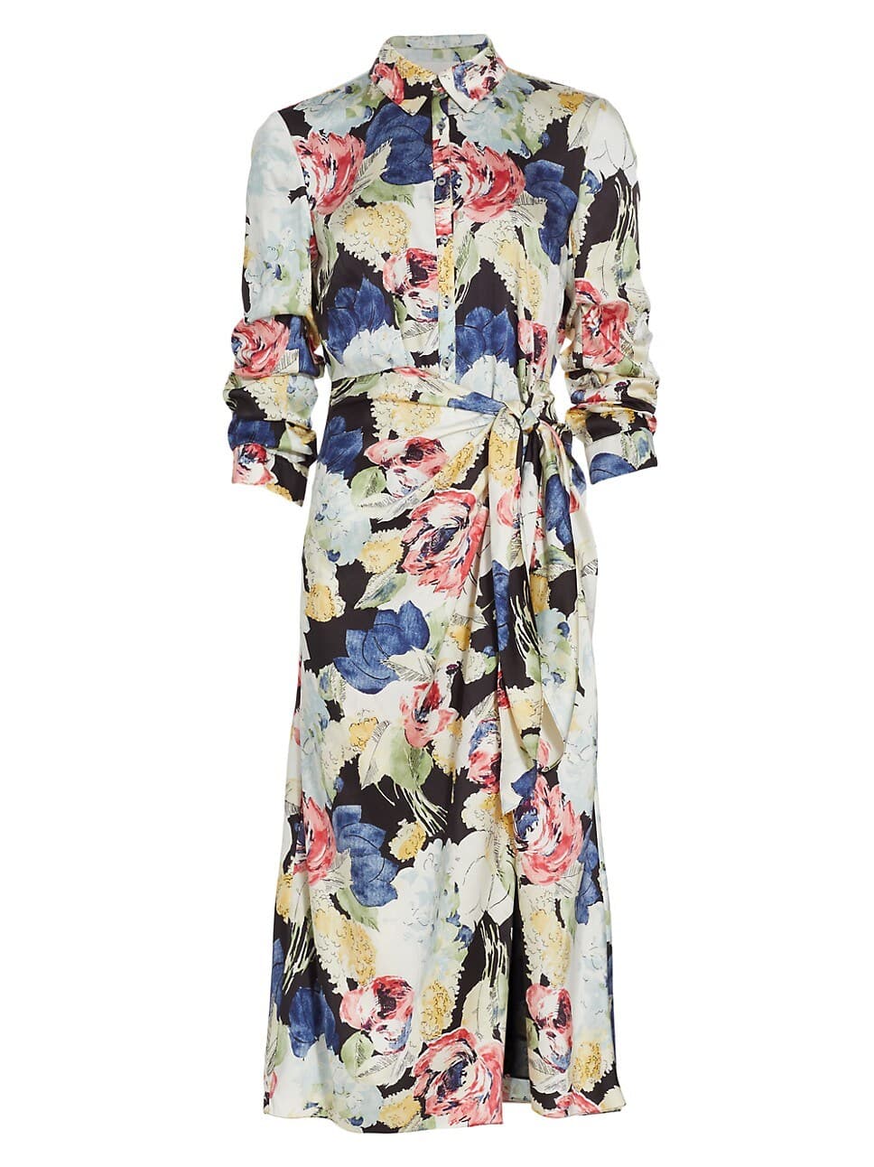 Jacey Wildwood Flower Midi-Dress - Image 1