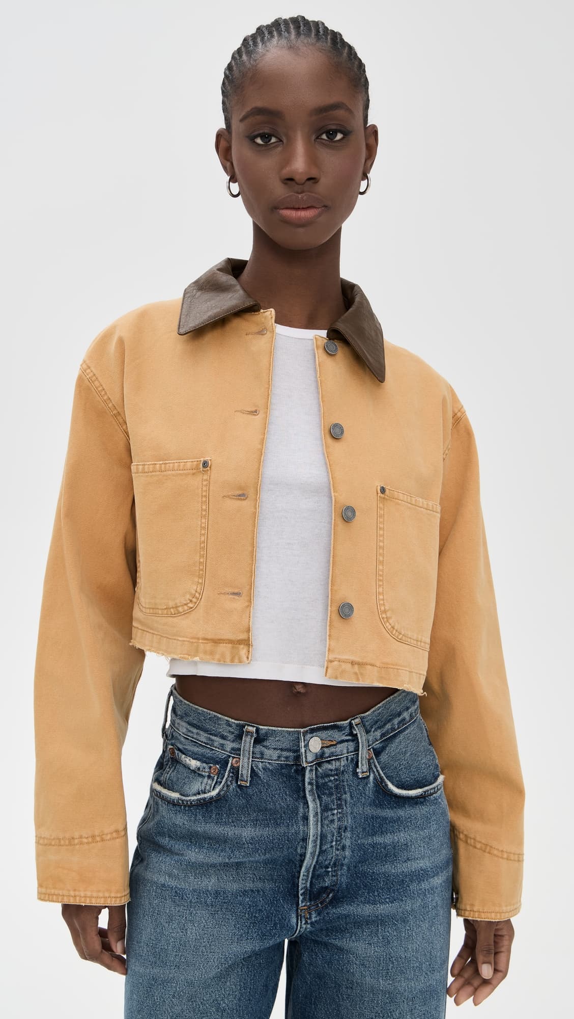 Wrenley Workwear Cropped Jacket - Image 1