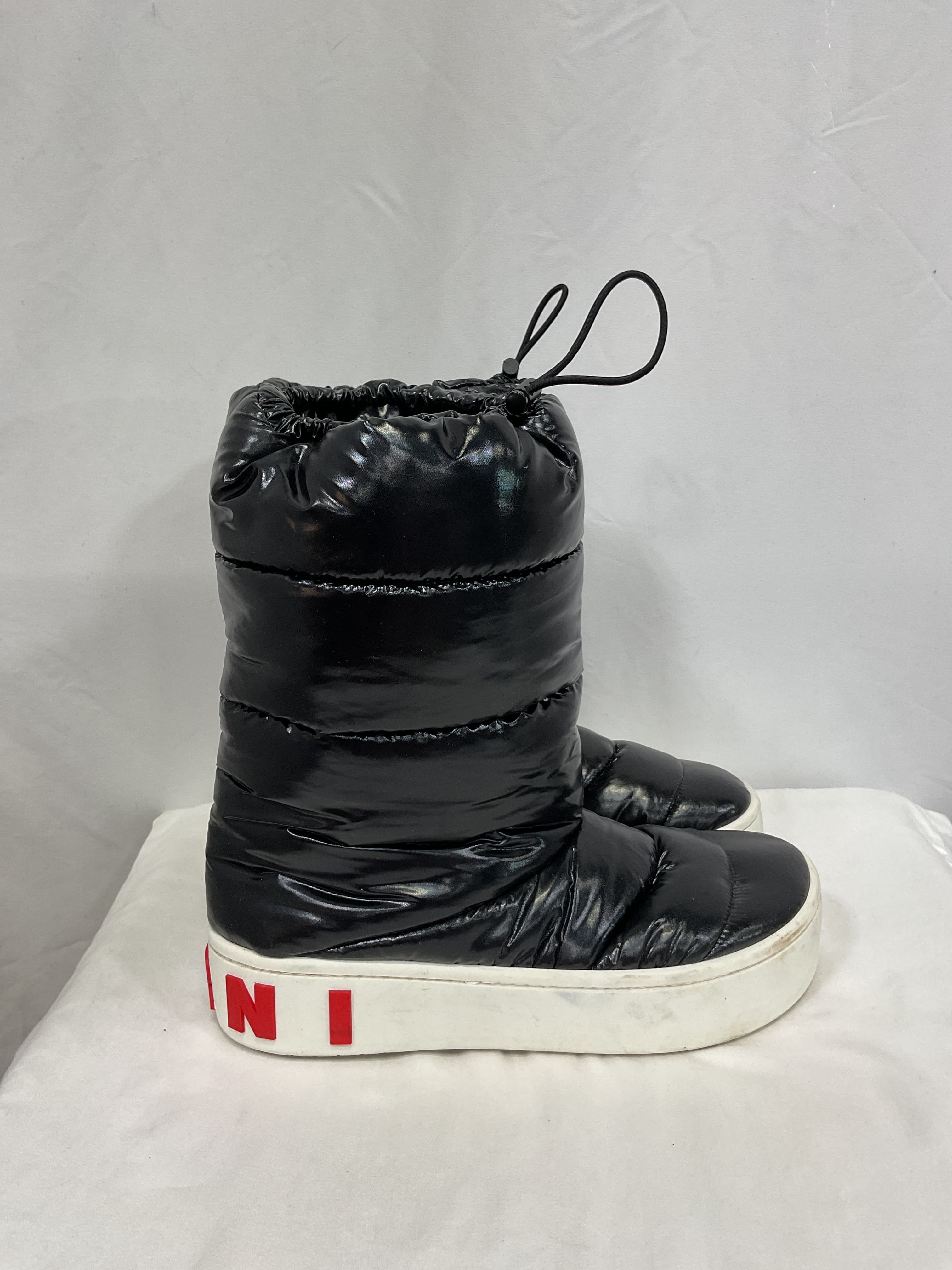 Paw Quilted Nylon Puffer Boots - Image 2