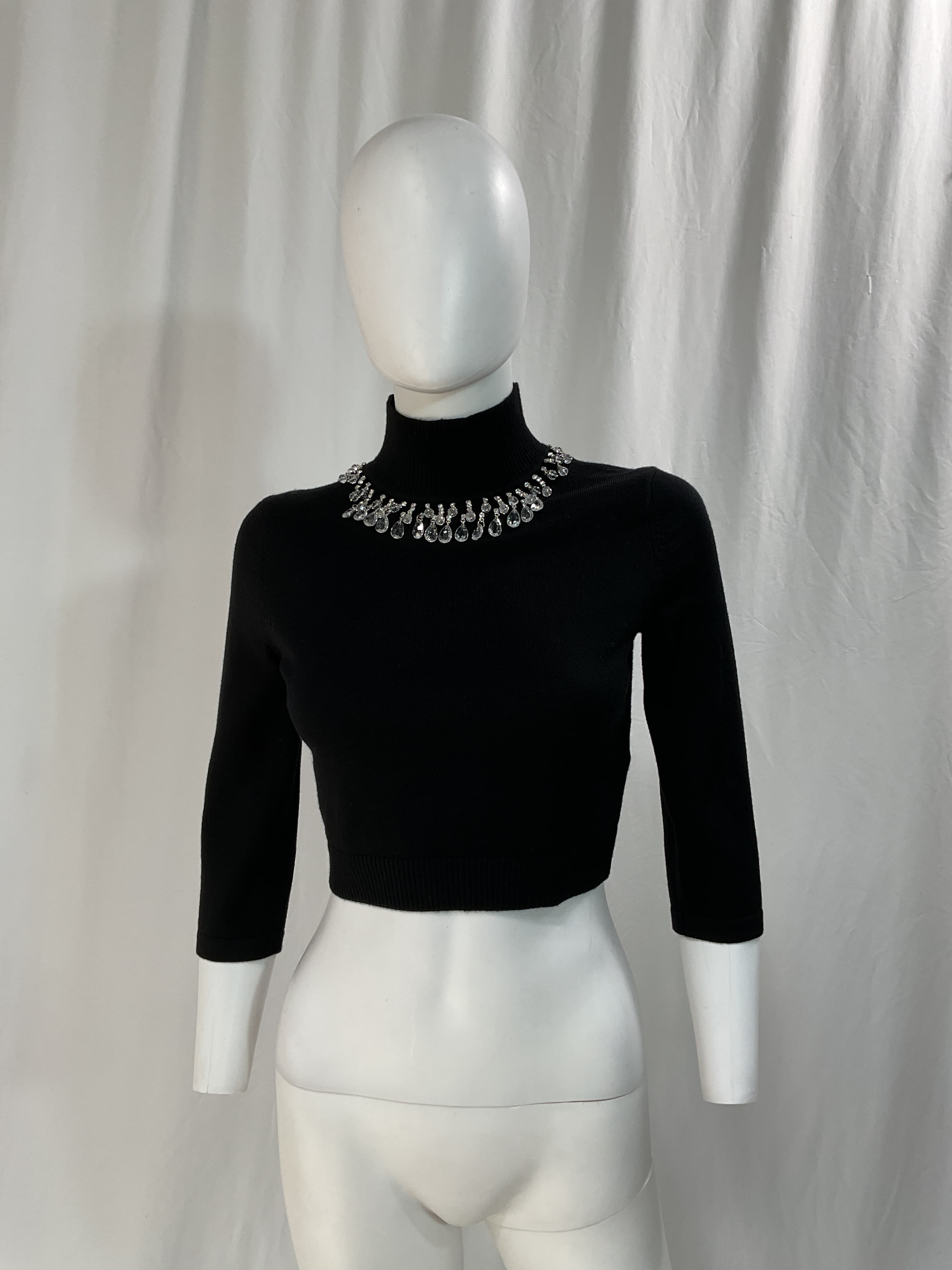 Matchmaker High Neck Crop Blouse - Image 2