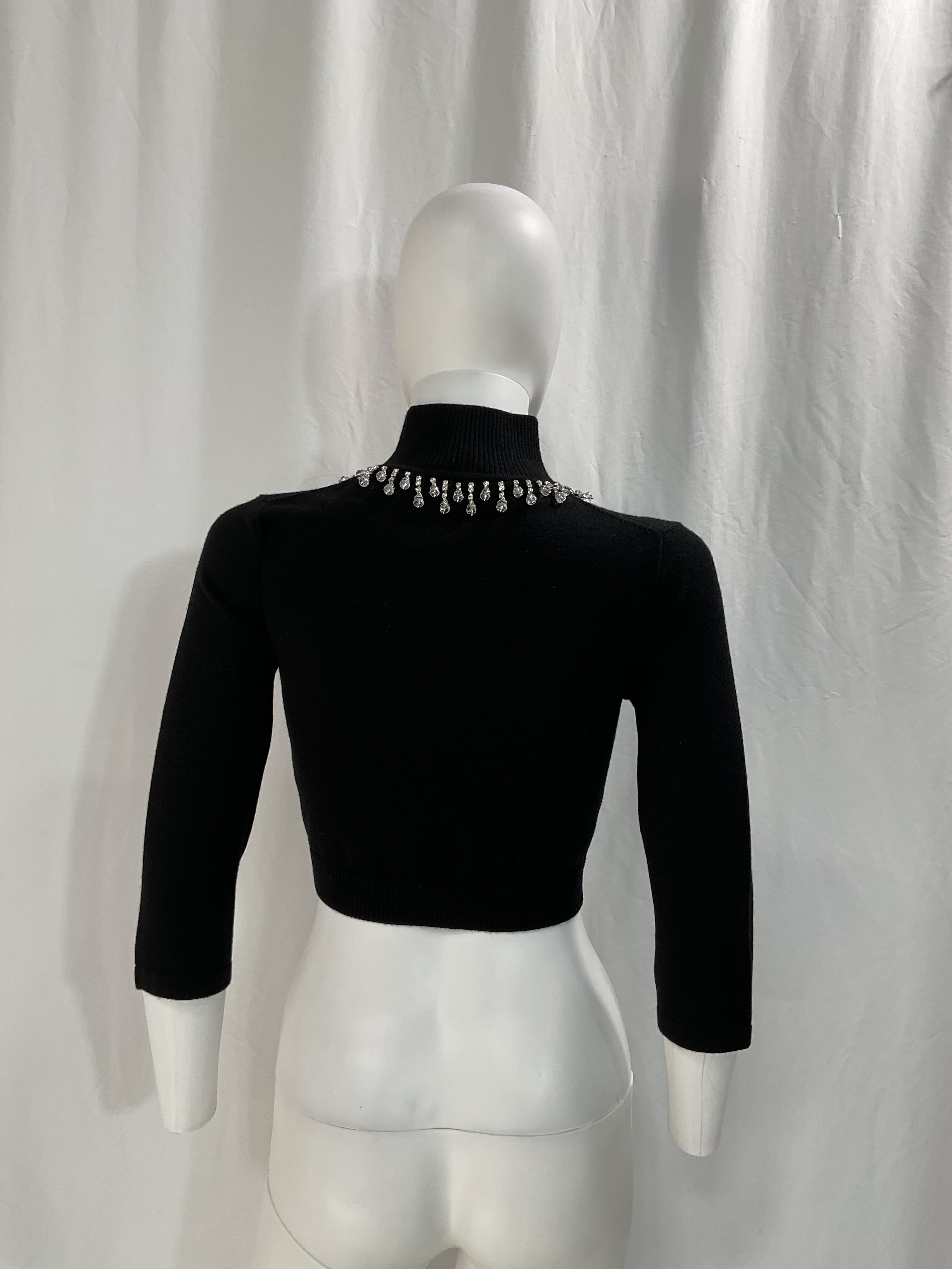 Matchmaker High Neck Crop Blouse - Image 3