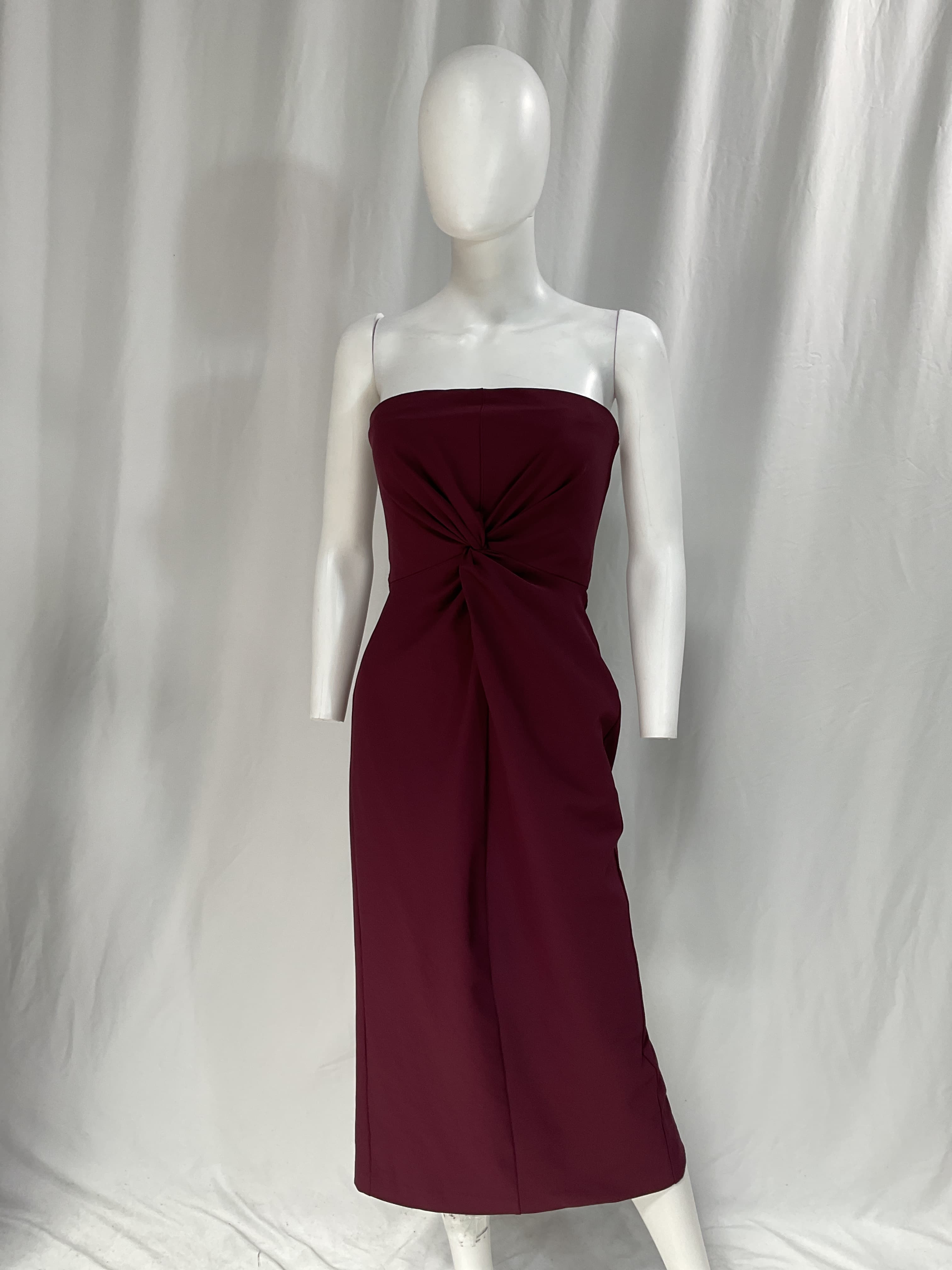 Mckenna Strapless Midi Dress - Image 2