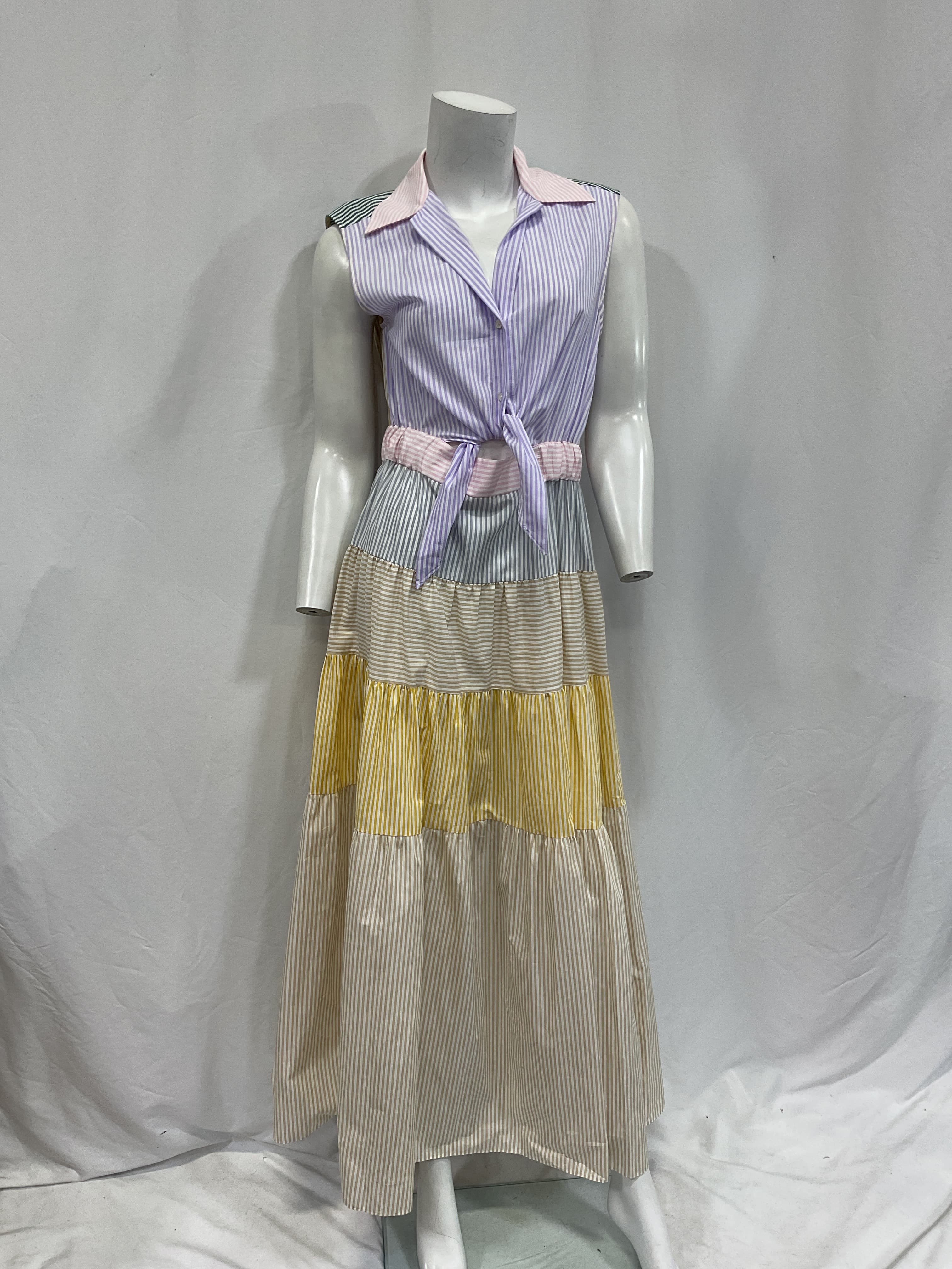 Patchwork Midi Dress - Image 4